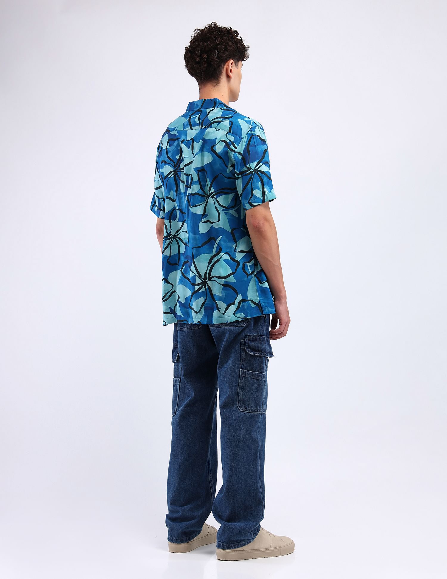 Flying Machine Cobain 90'S Loose Fit Rinsed Jeans