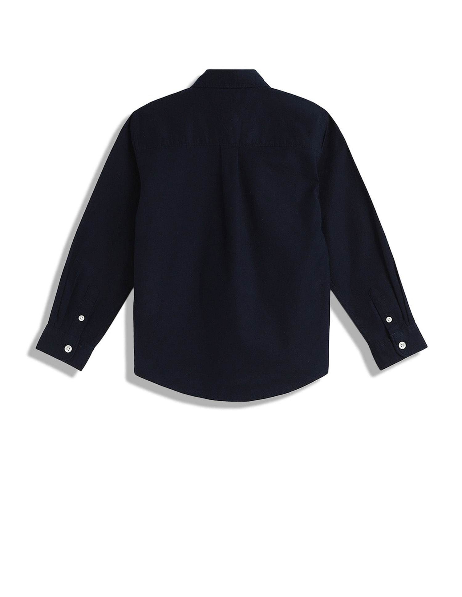 Tommy Hilfiger Kids Boys Logo Regular-Fit Cotton Shirt