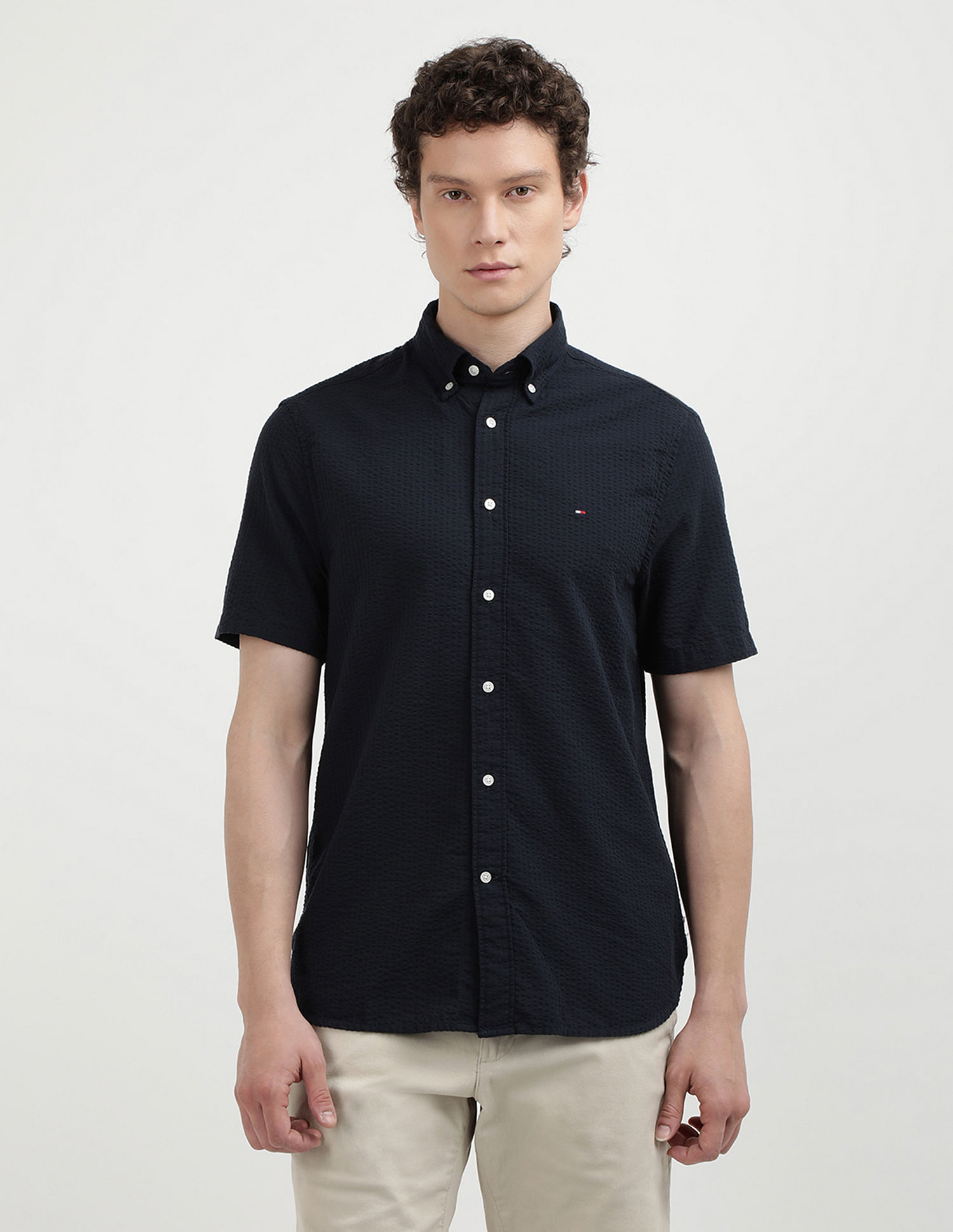 Tommy Hilfiger Seersucker Regular Shirt
