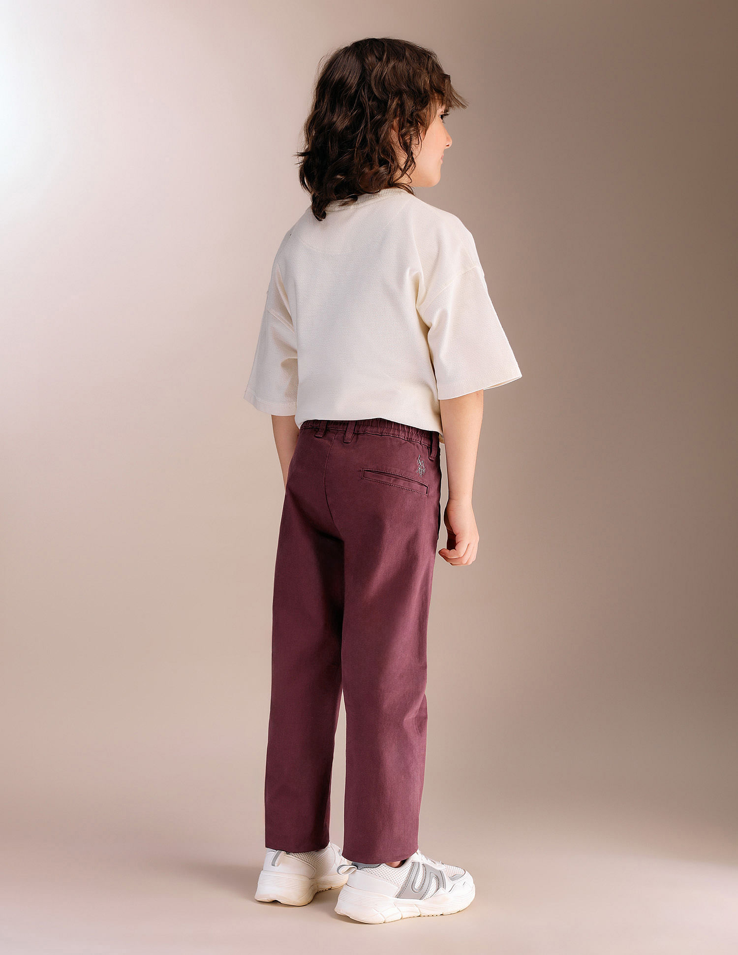 U.S. Polo Assn. Kids Boys Pure Cotton Twill Trousers