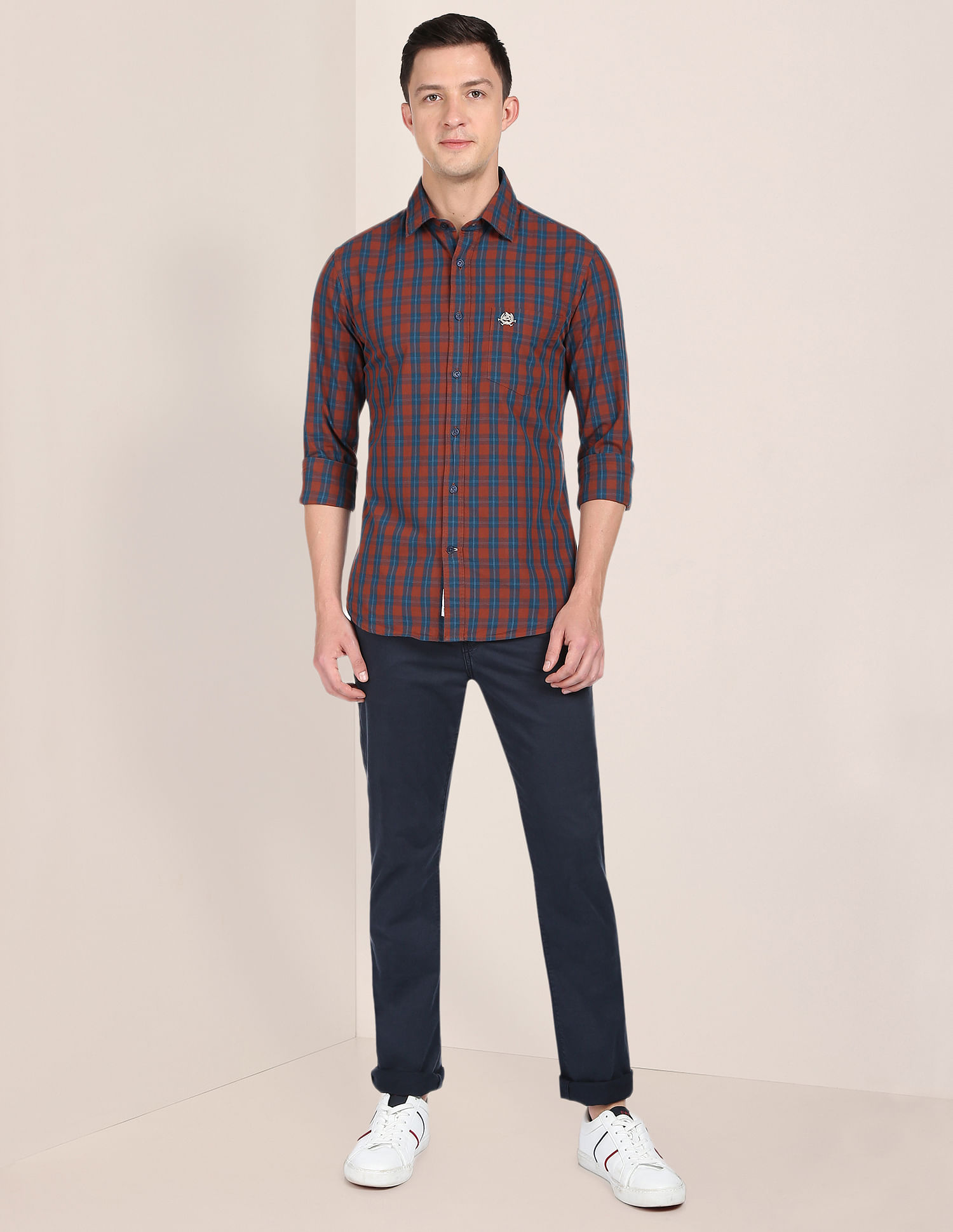U.S. Polo Assn. Tartan Check Cotton Casual Shirt