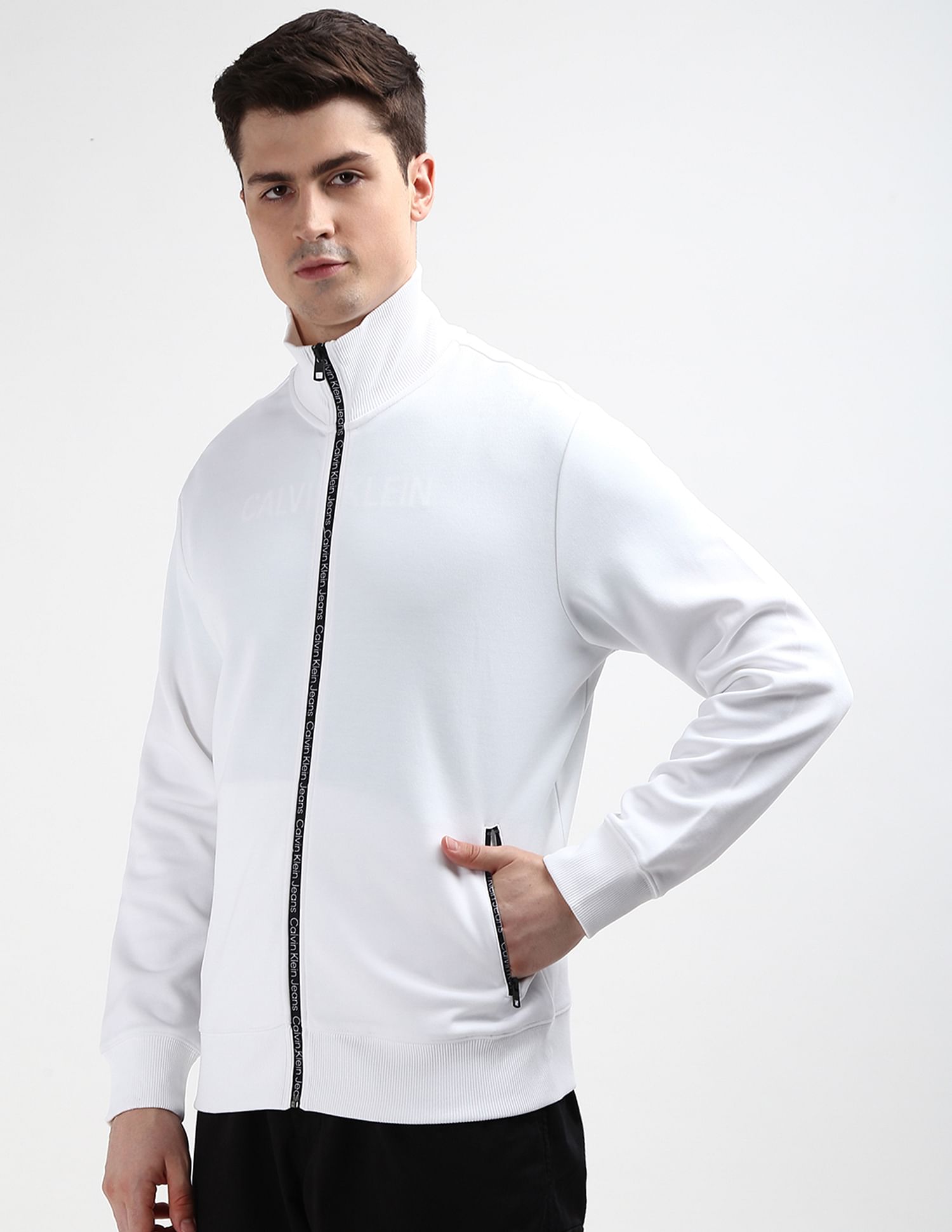 Calvin klein track top best sale