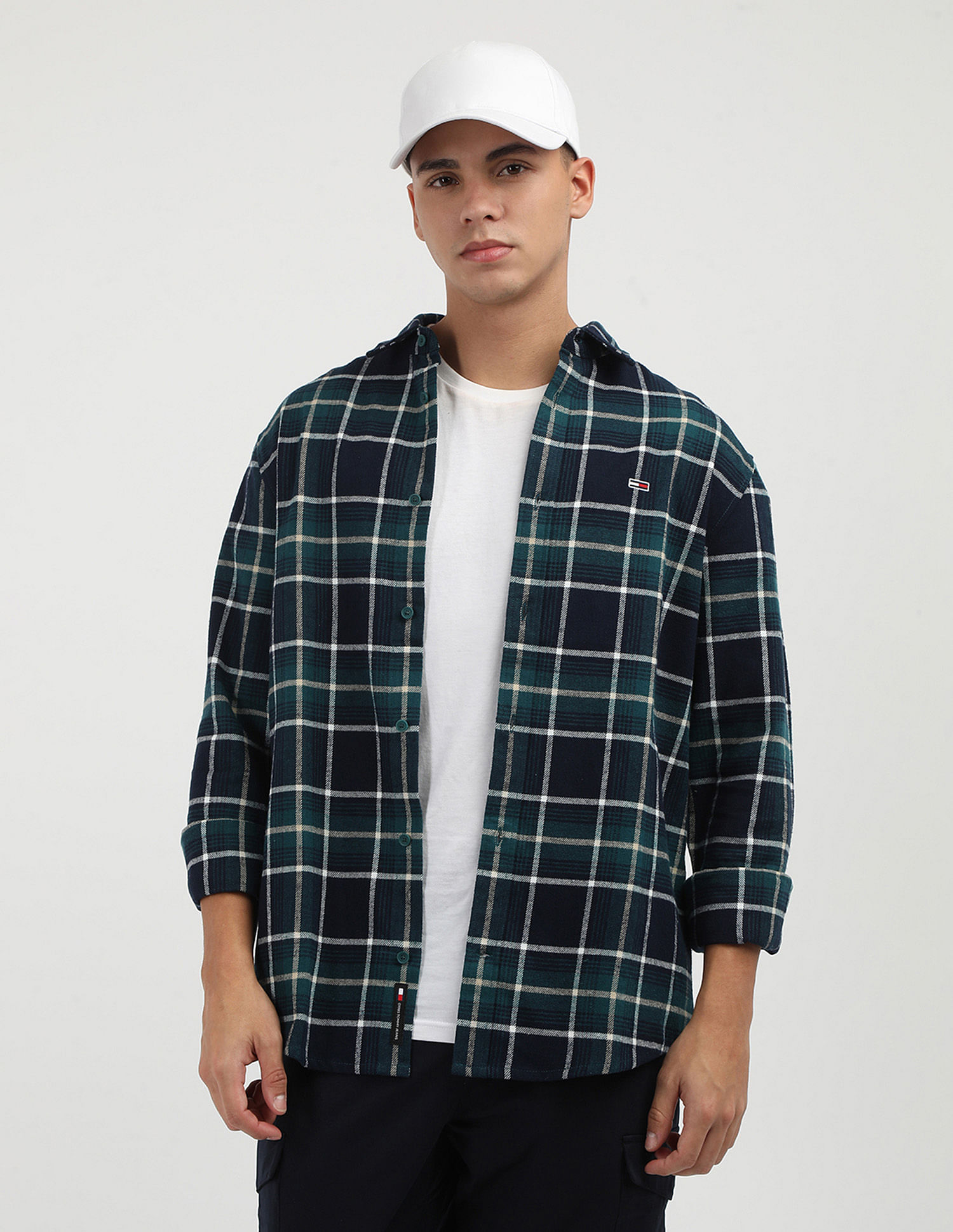 Tommy Hilfiger Tartan Check Flannel Cotton Shirt