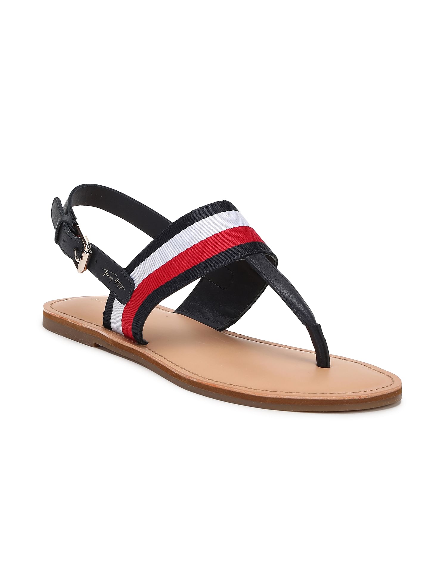 Tommy hilfiger t hot sale strap sandal