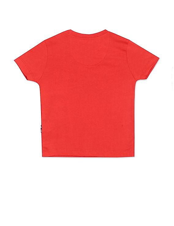 U.S. Polo Assn. Kids Boys Cotton Brand Print T-Shirt