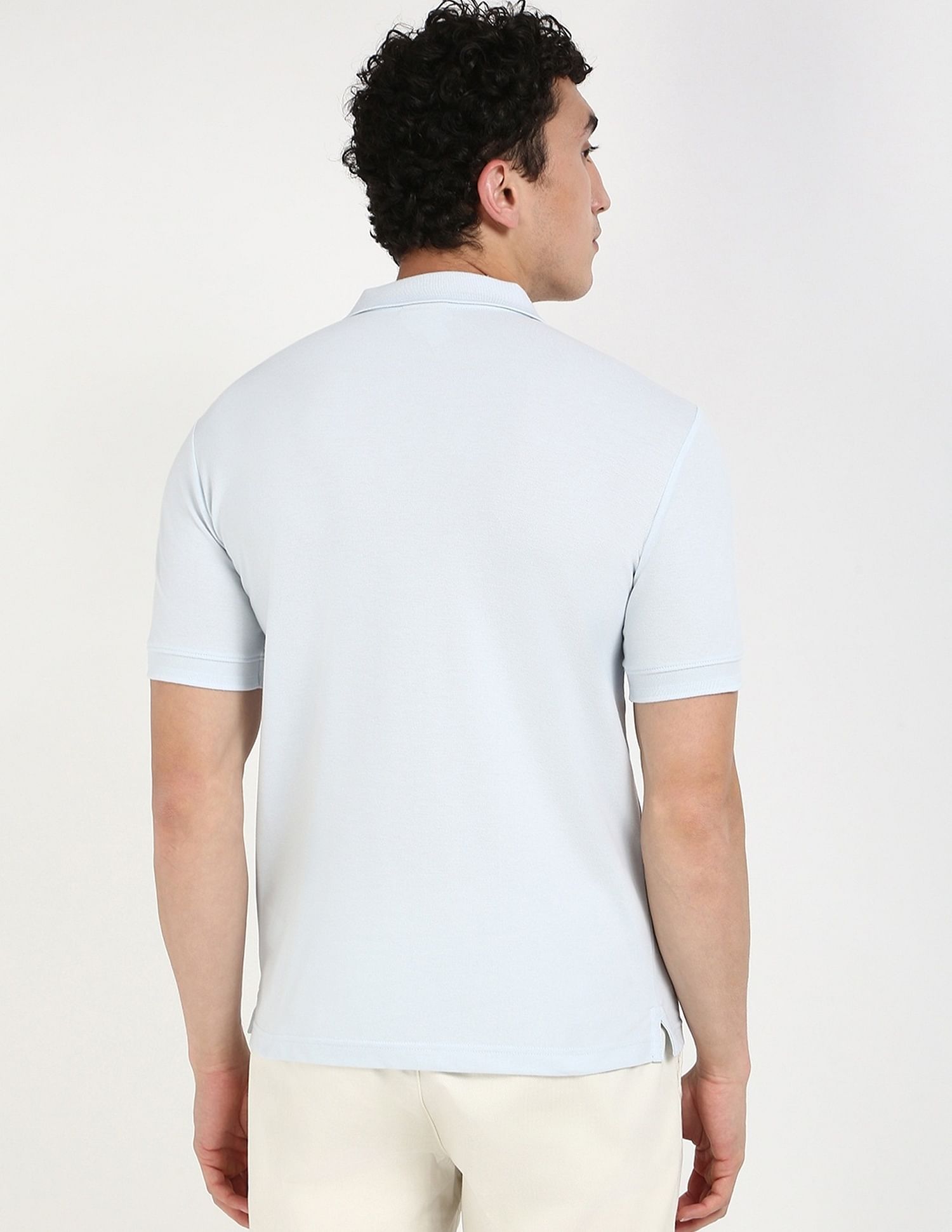 Calvin Klein Jeans Solid Slim Fit Cotton Polo Shirt