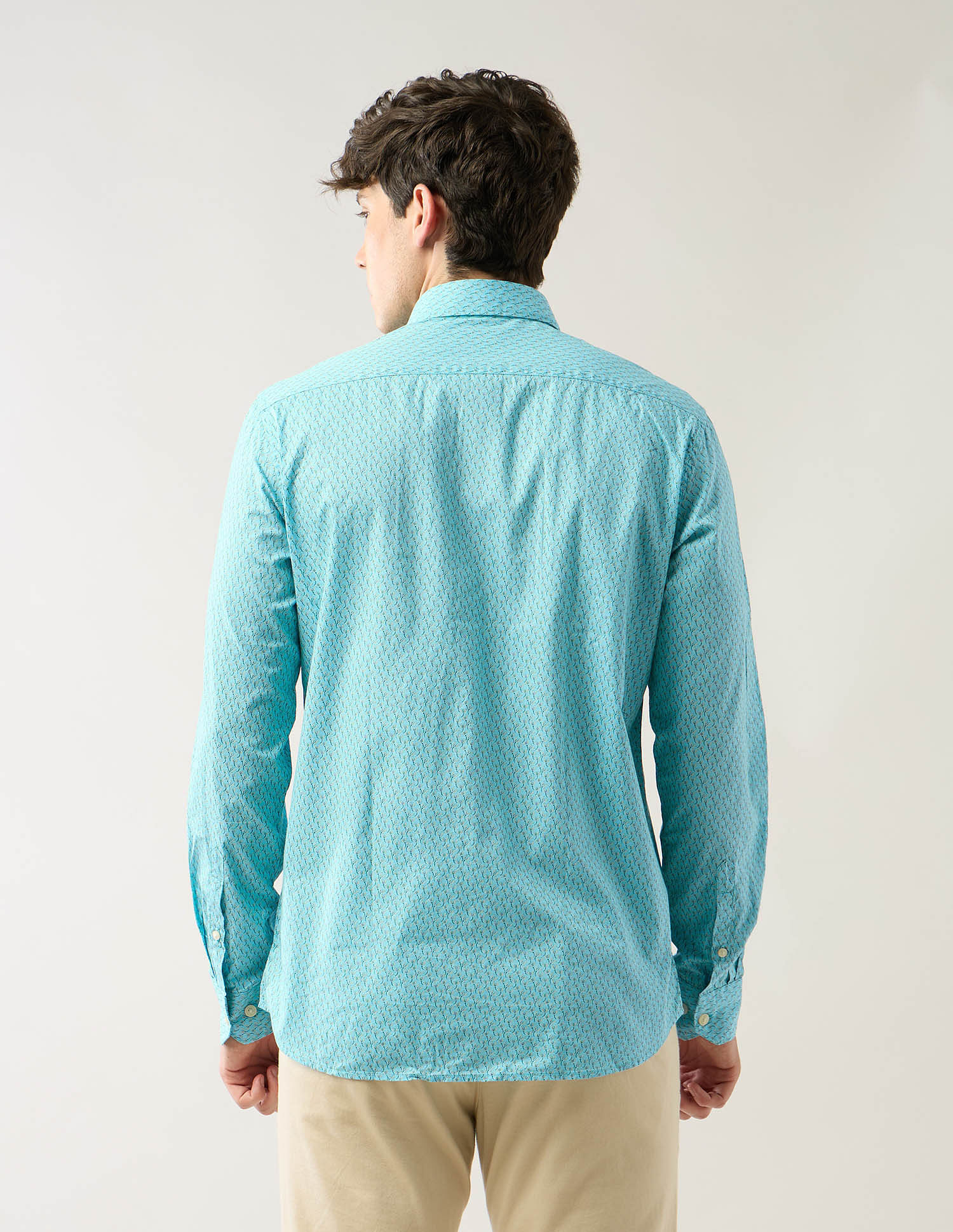 Arrow Sport Floral Printed Printed Slim Fit Shirt