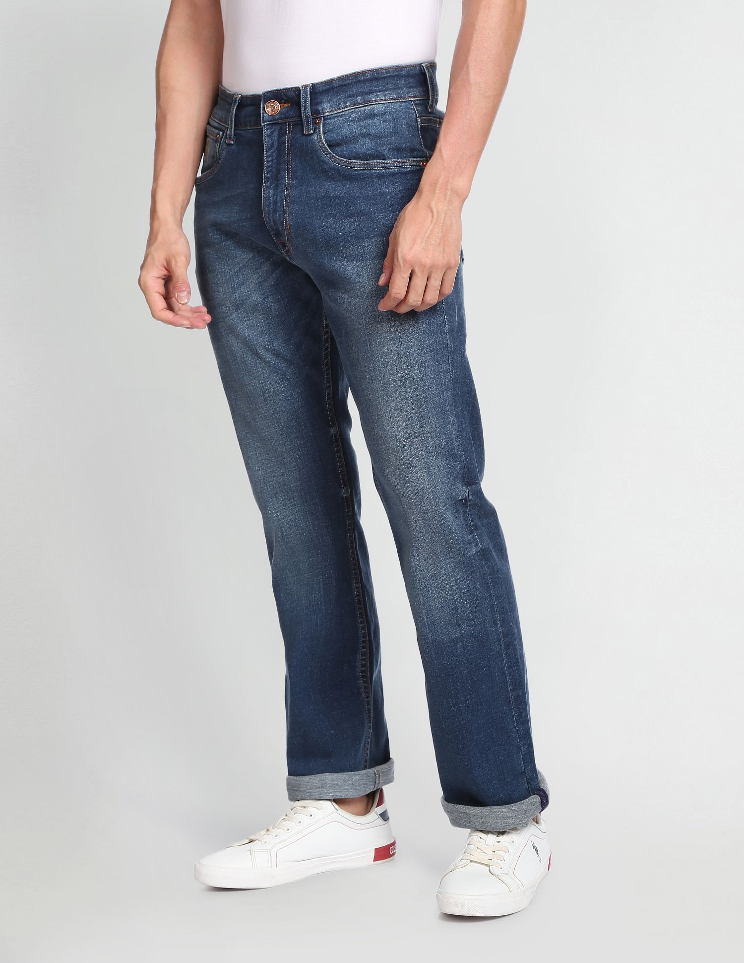 U.S. Polo Assn. Denim Co. Connor Bootcut Fit Blue Jeans