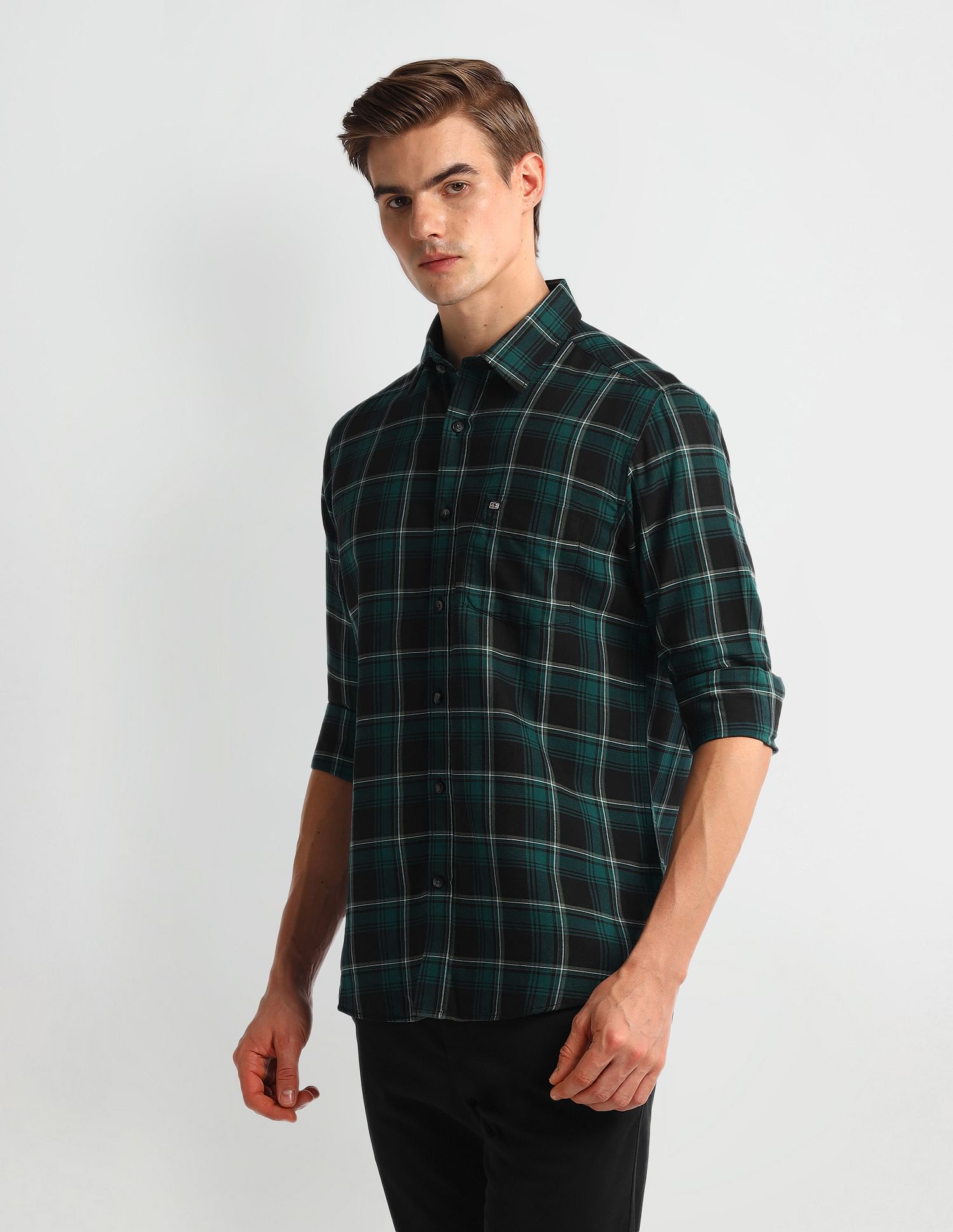 Arrow Sport Tartan Check Cotton Shirt