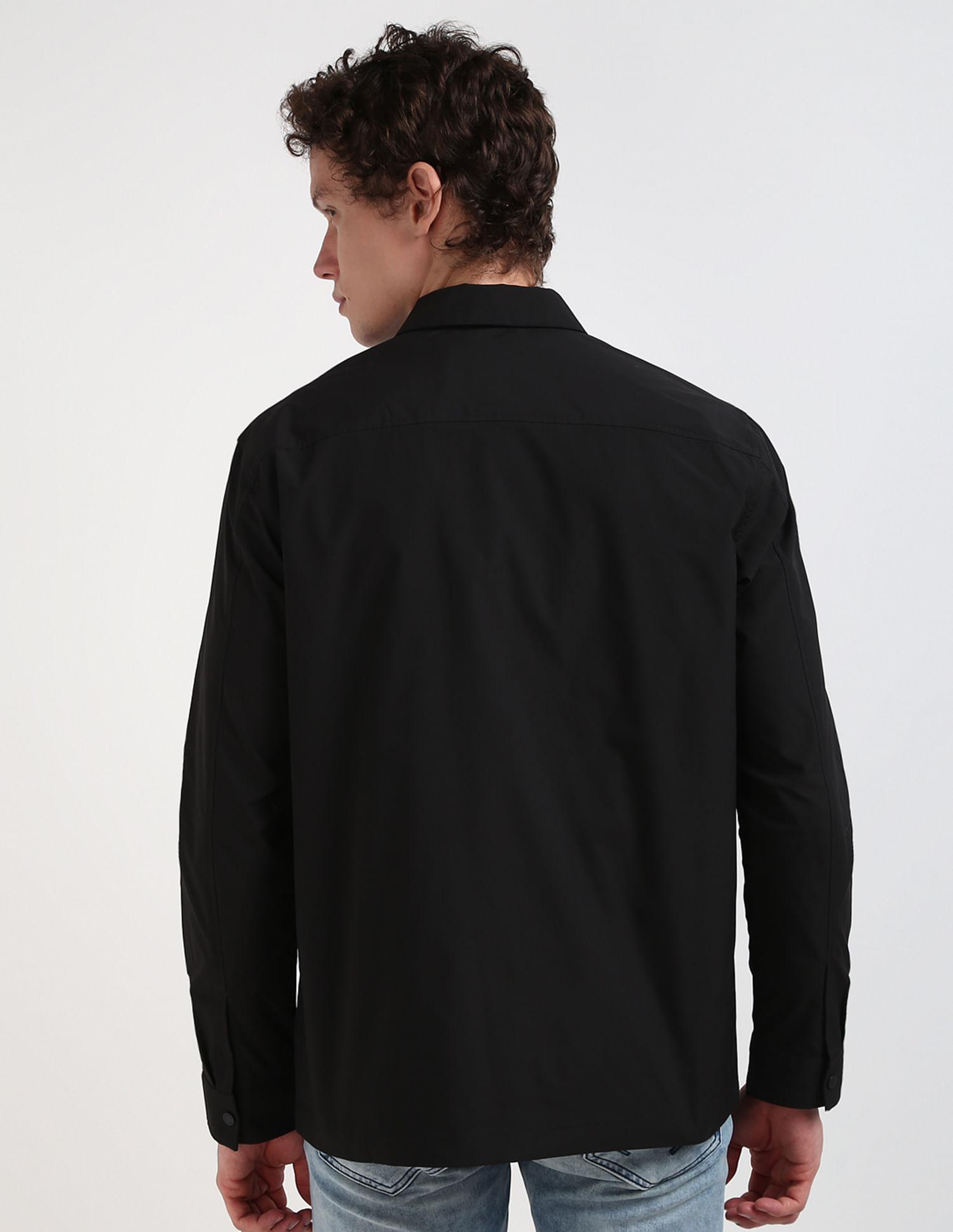 Buy Calvin Klein Lightweight Zip Long Sleeve Shirt - NNNOW.com
