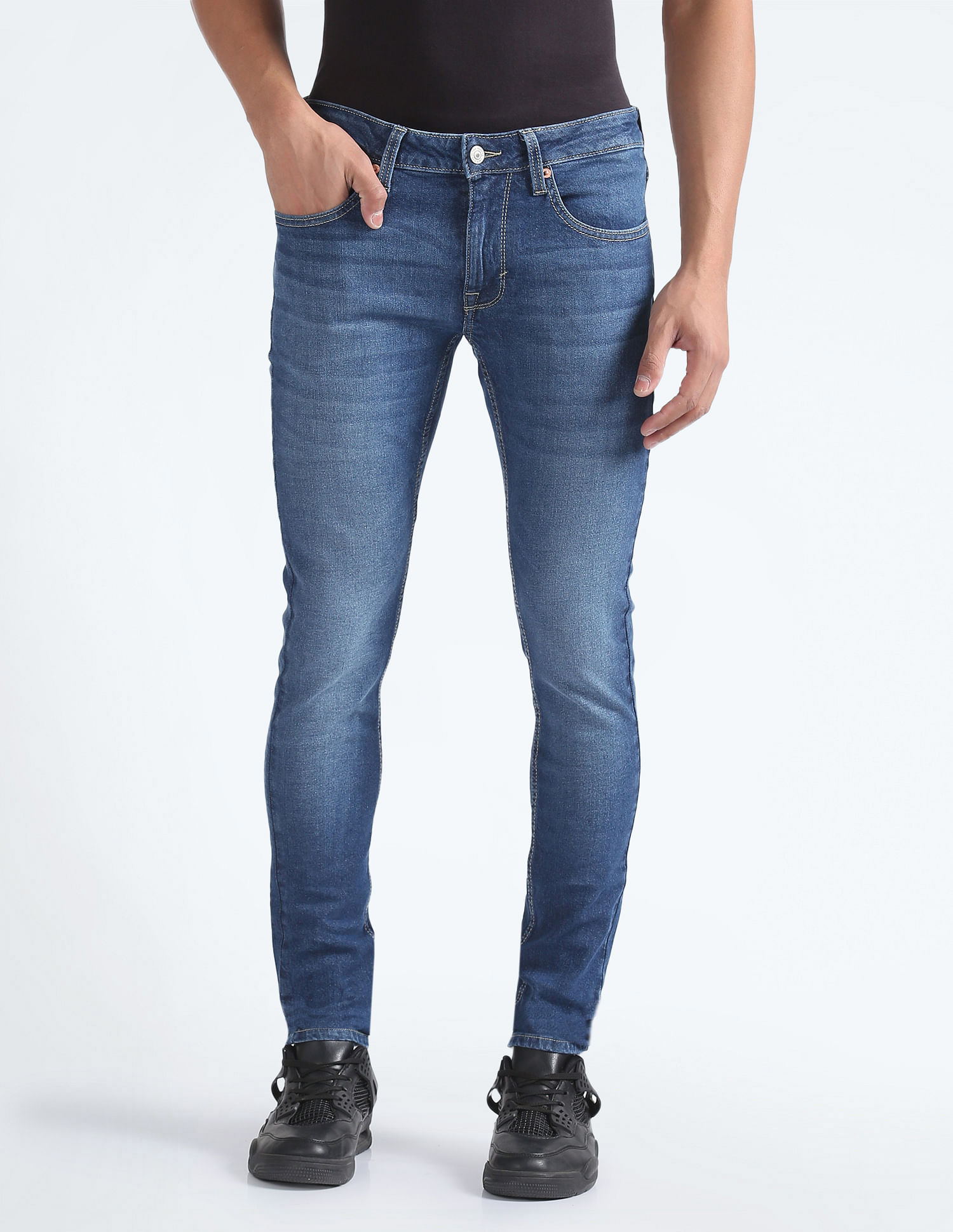Flying Machine Jackson Super Skinny Fit Low Rise Jeans
