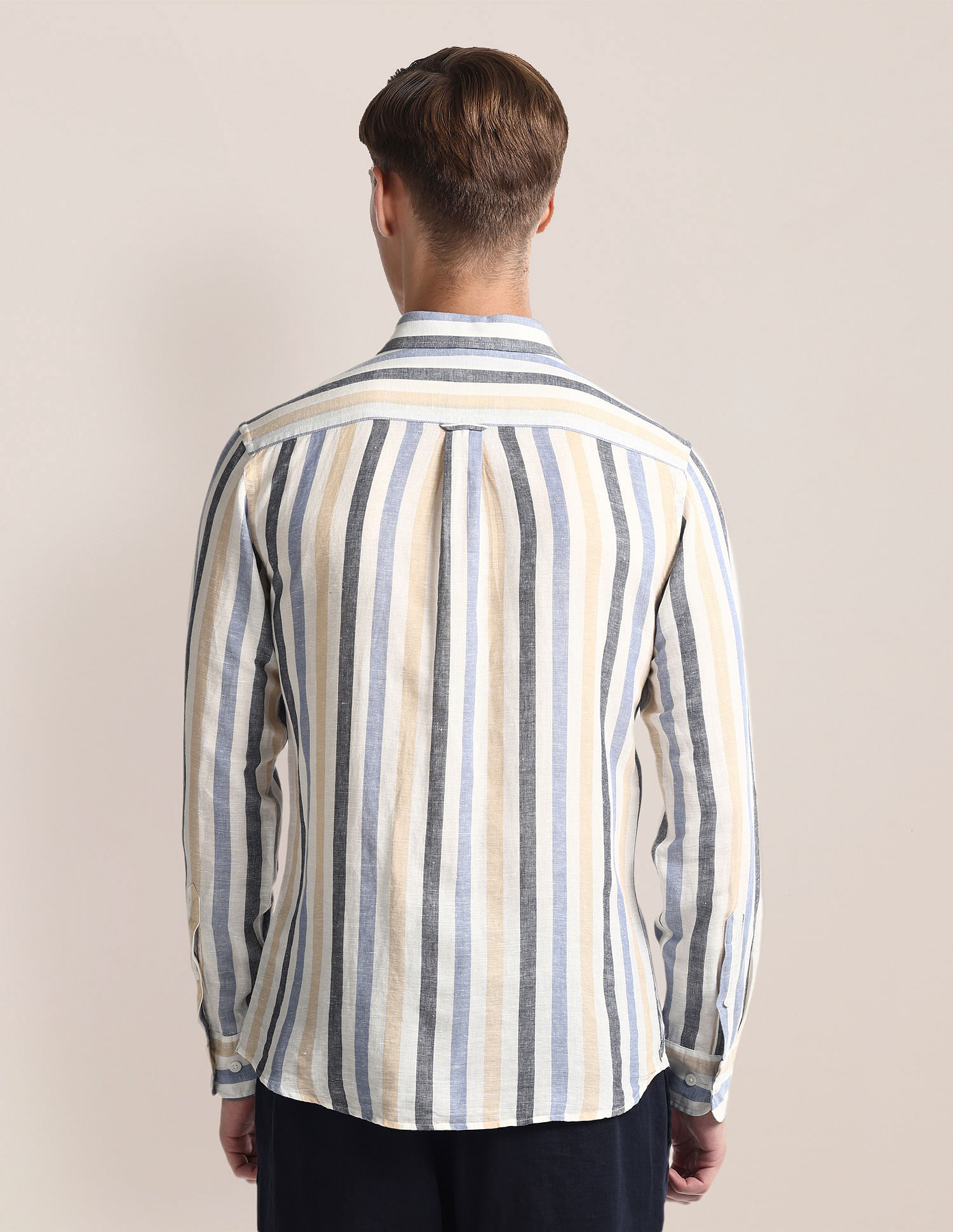U.S. Polo Assn. Vertical Stripe Tailored Fit Shirt