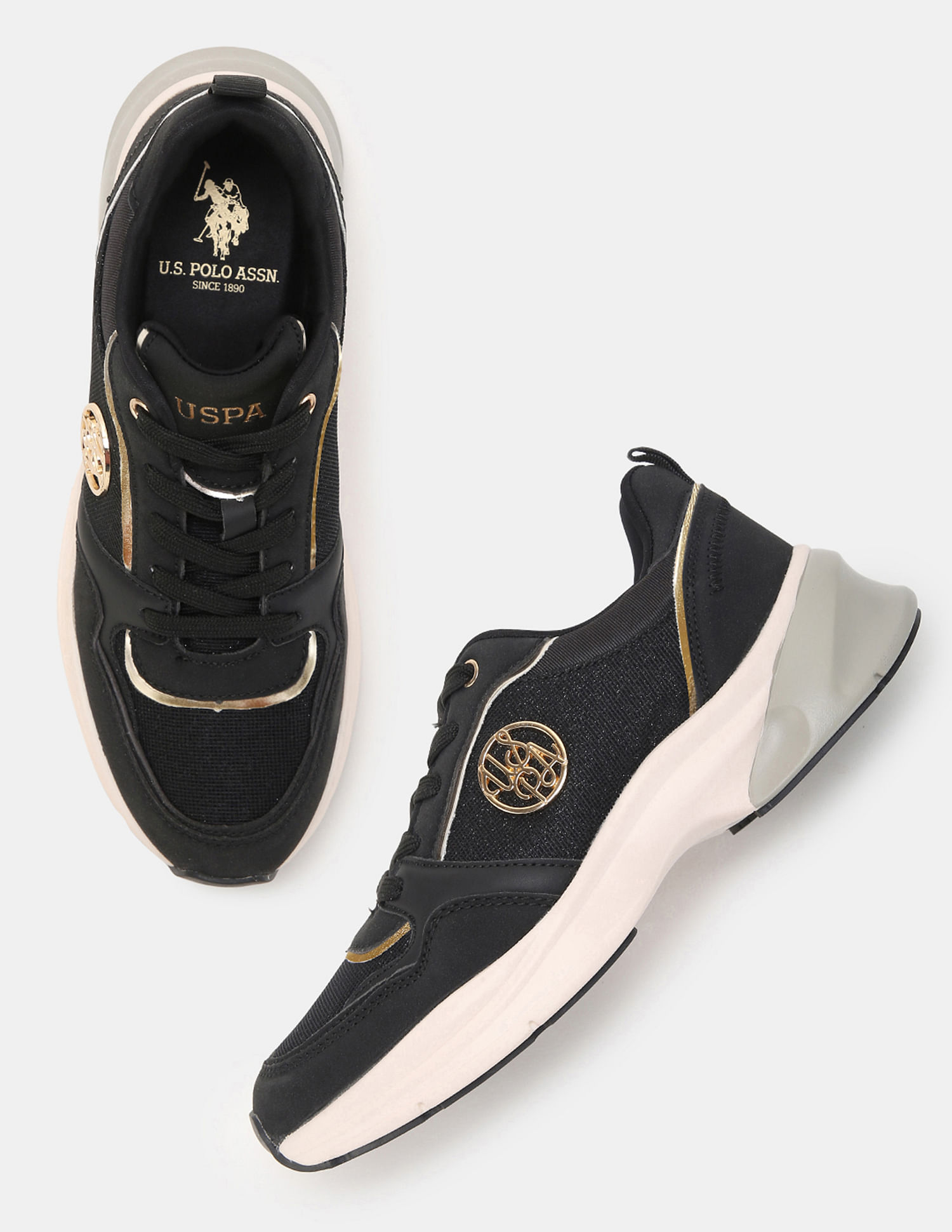 U.S. Polo Assn. Women Lace Up Ginevra Sneakers
