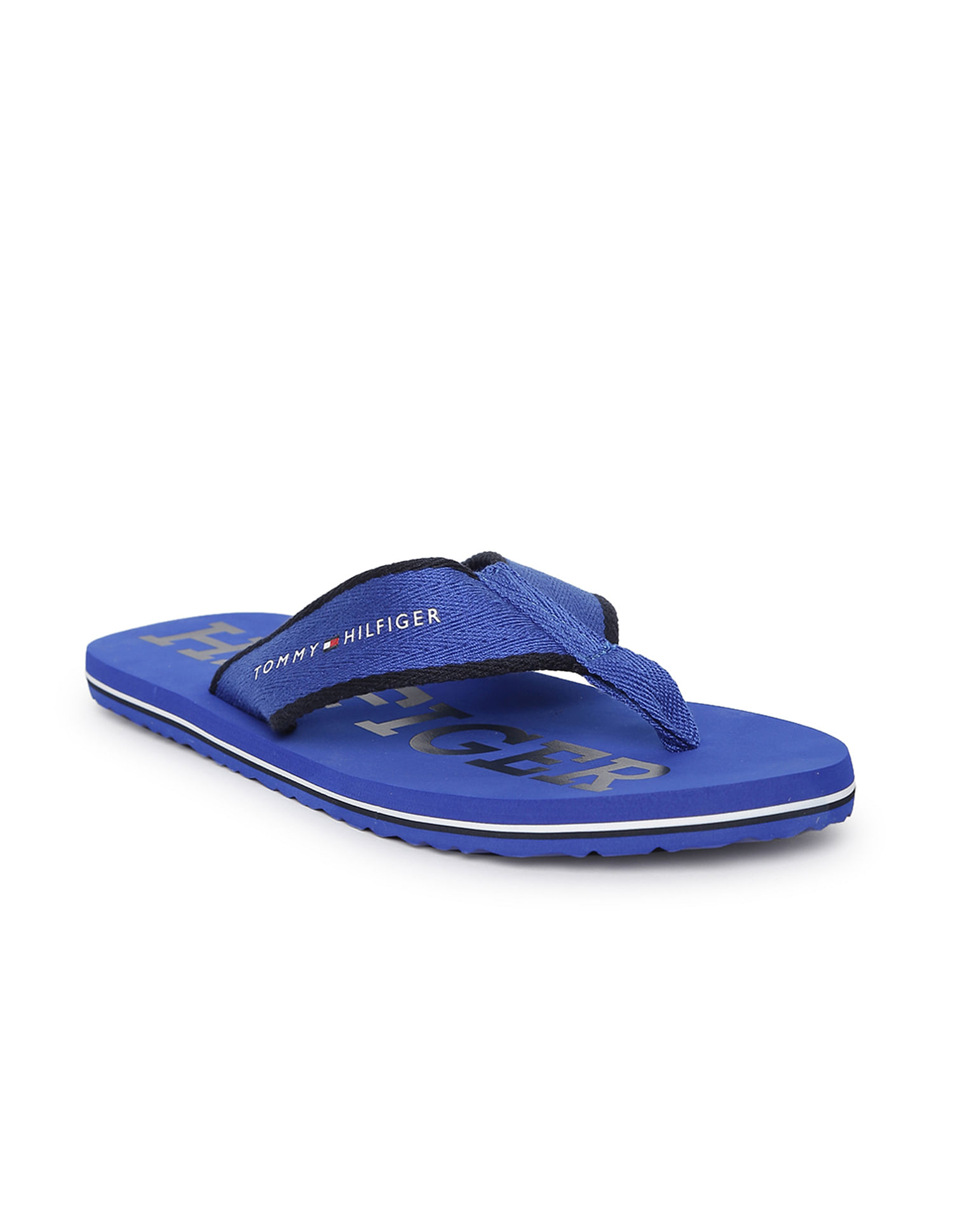 Buy Tommy Hilfiger Men Brand Print Flip Flops NNNOW