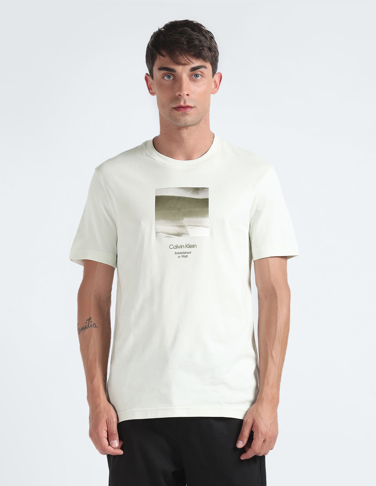 Calvin Klein Diffused Graphic Cotton T-Shirt