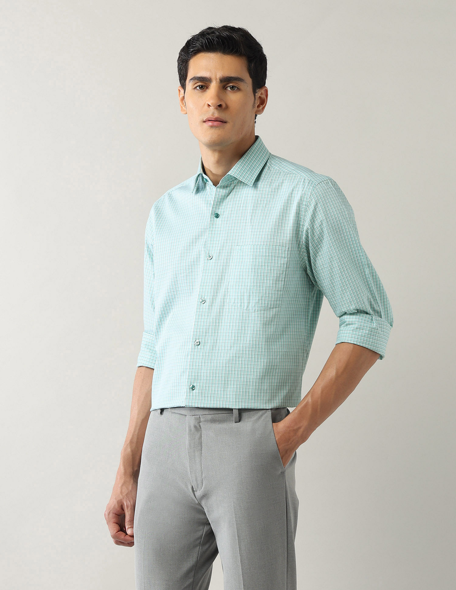 Arrow Graphic Printed Liberty Classic Fit Shirt