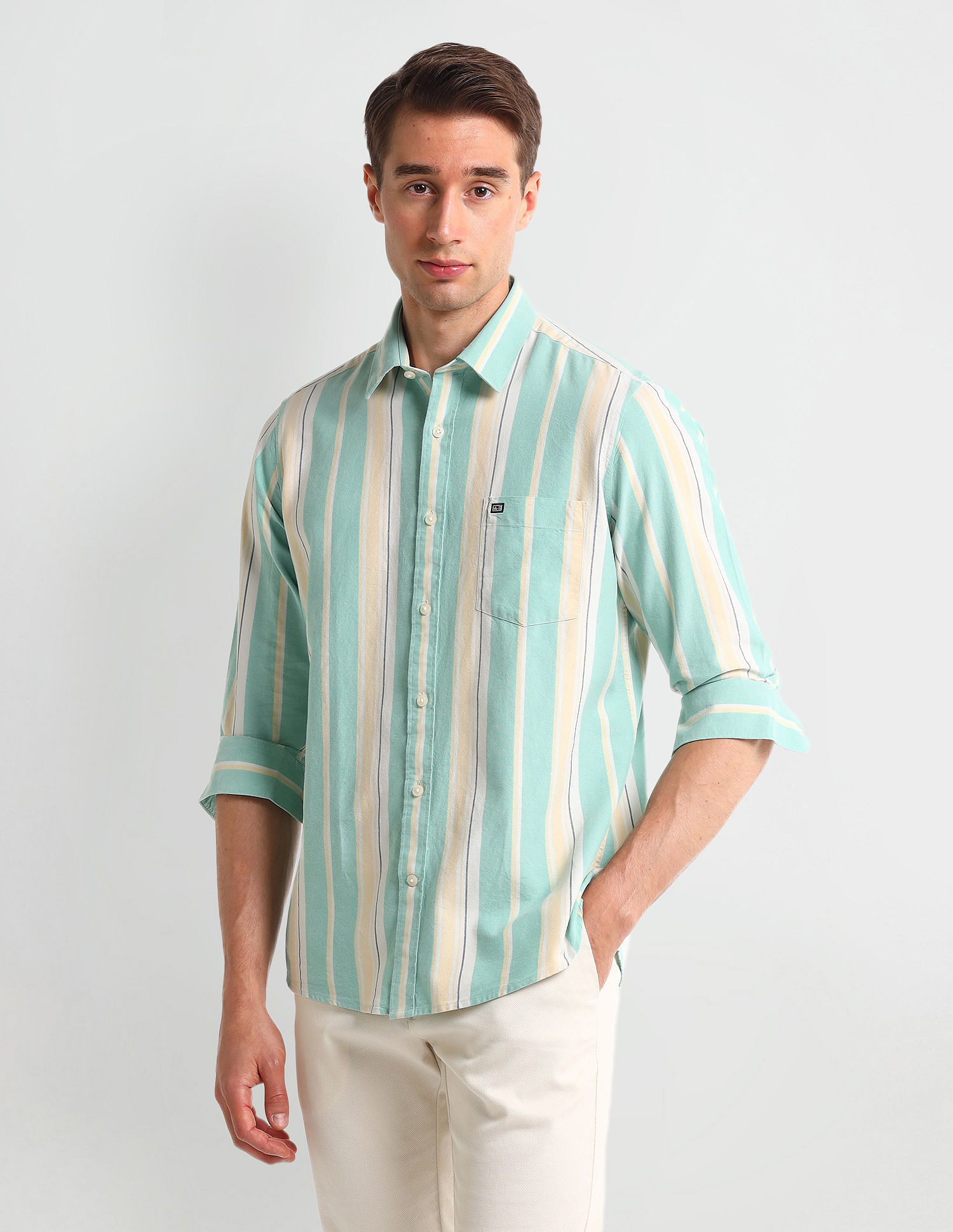 Arrow Sport Tailored Fit Oxford Shirt