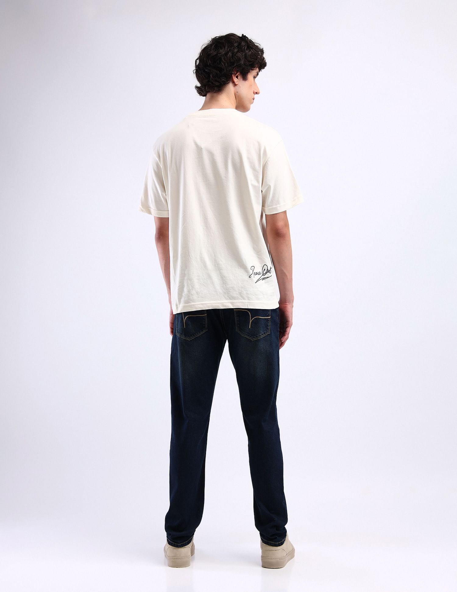 Flying Machine Mid Rise Slim Tapered Fit Jeans