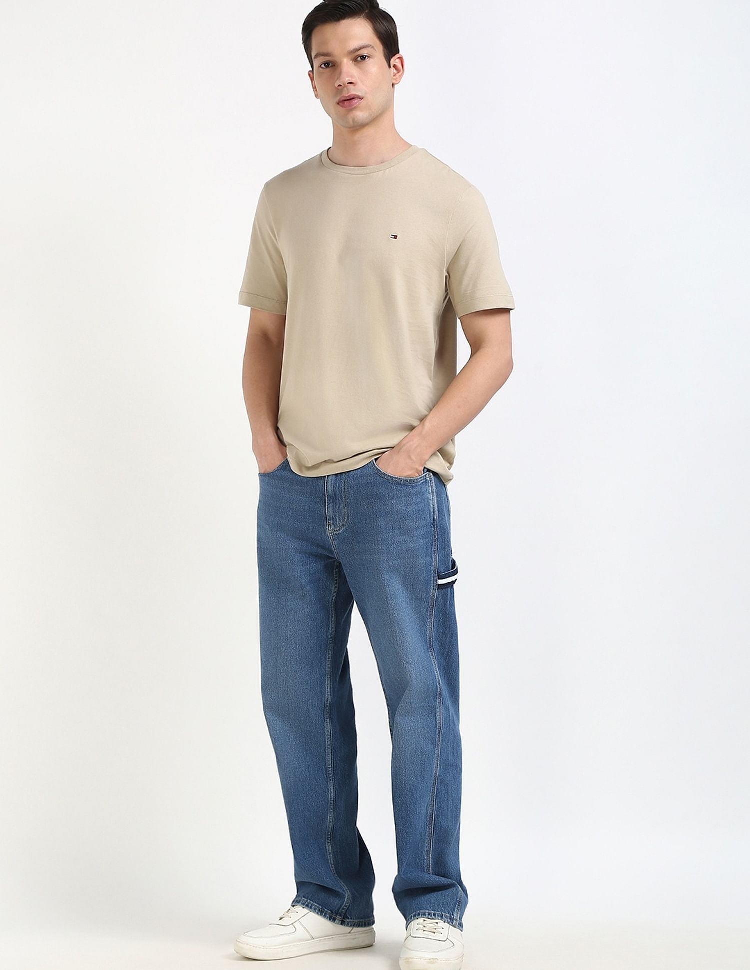 Tommy Hilfiger Solid Regular-Fit Cotton T-Shirt