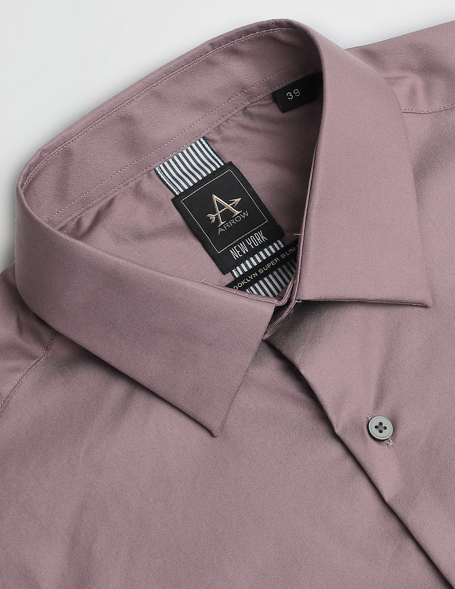 Arrow Newyork Cotton Nylon Super Slim Fit Shirt