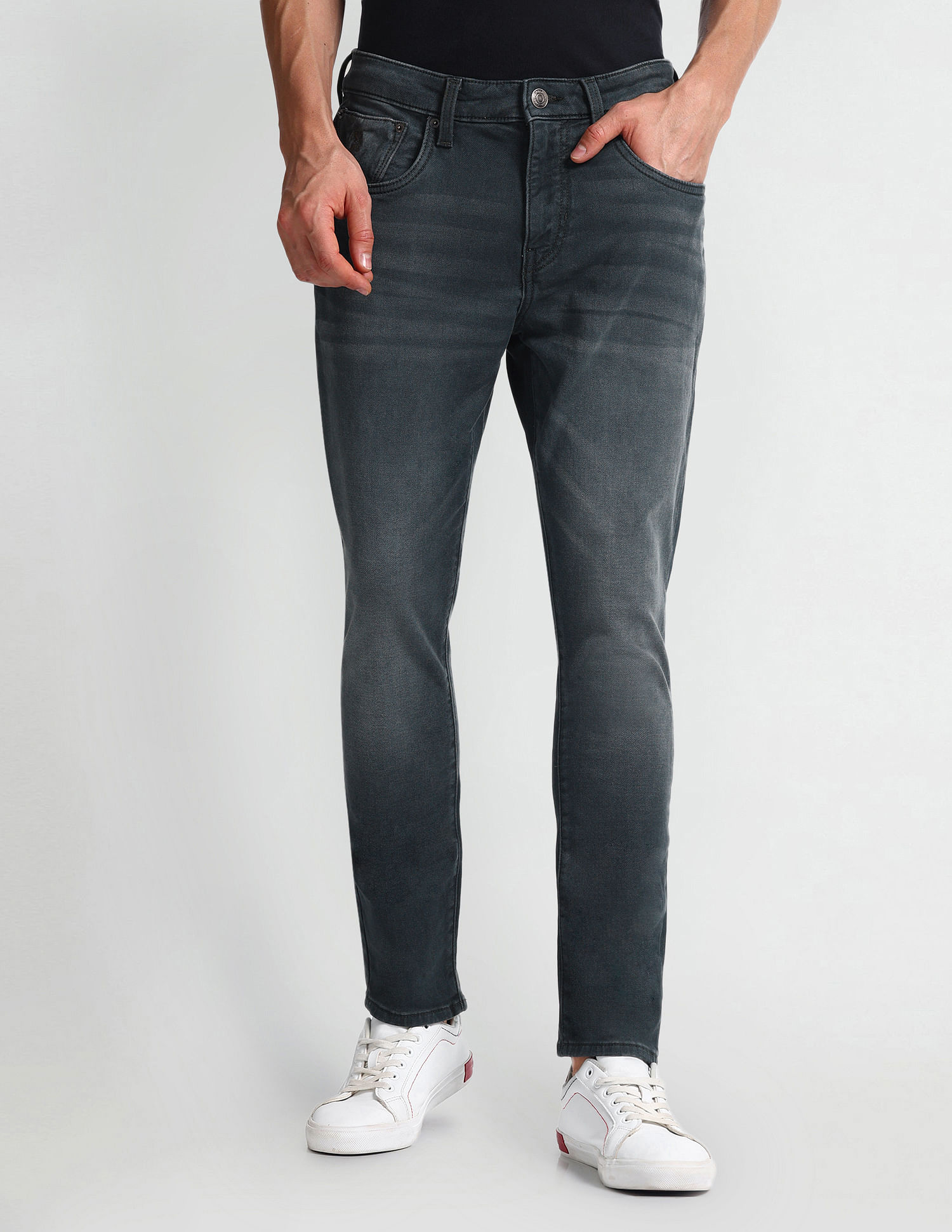 U.S. Polo Assn. Denim Co. Henry Tapered Cropped Fit Blue Jeans