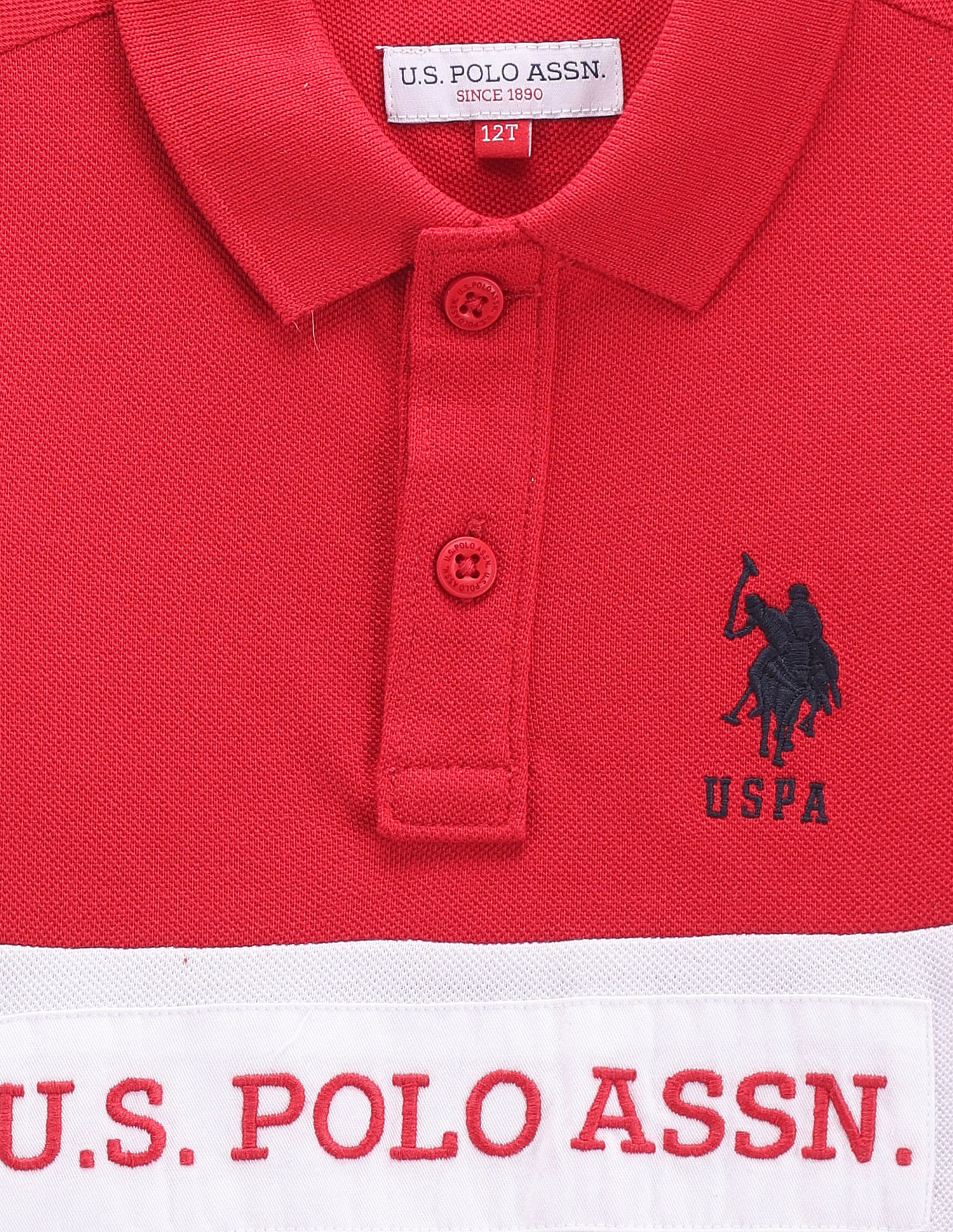 U.S. Polo Assn. Kids Boys Colour Block Polo Shirt