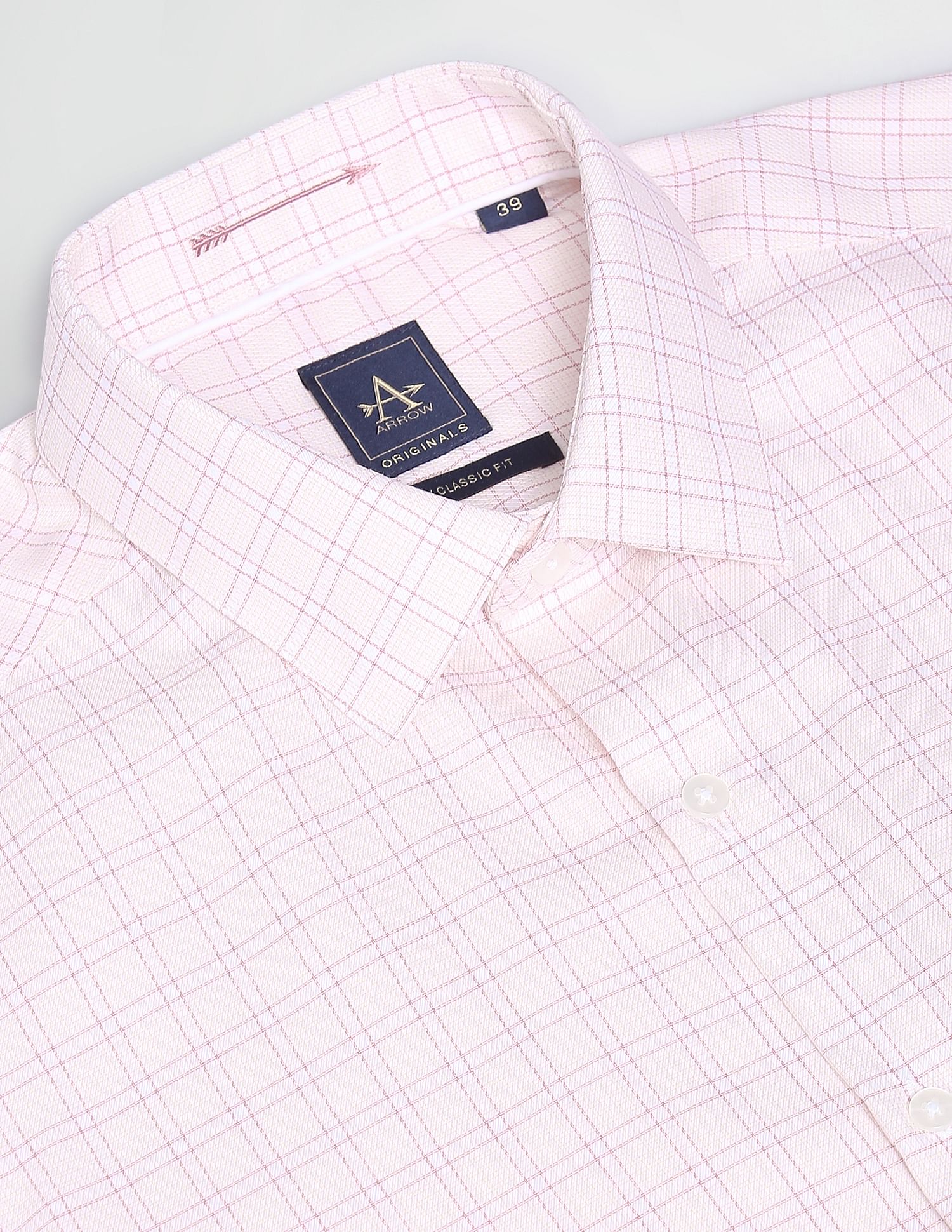 Arrow Auto Press Dobby Formal Shirt