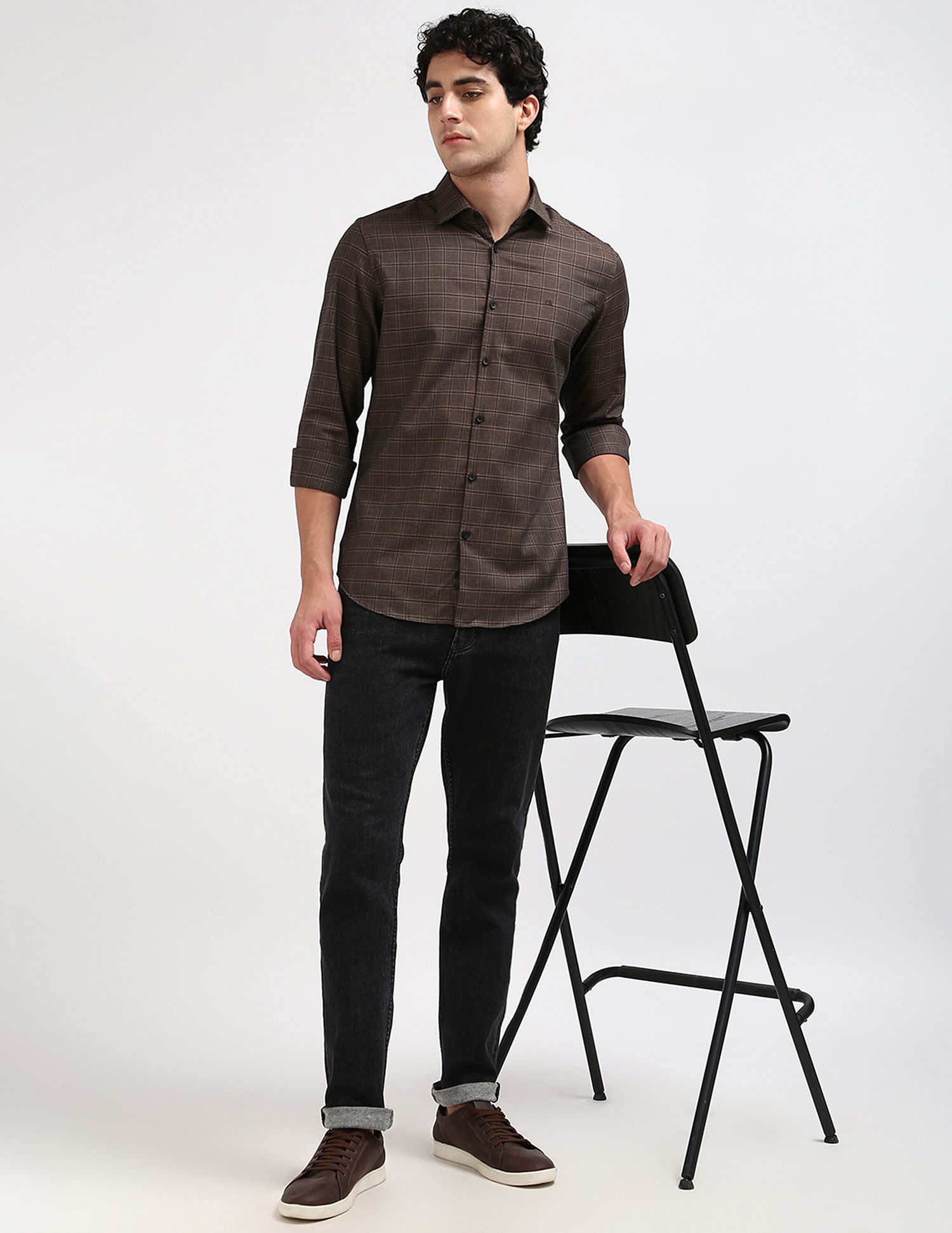 Calvin Klein Jeans Textured Checked Shirt