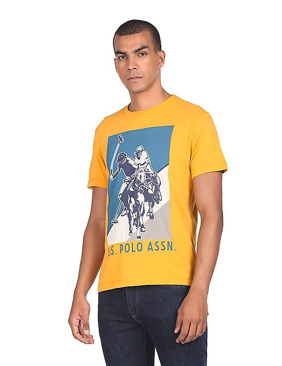 U.S. Polo Assn. Denim Co. Cotton Brand Print Shirt