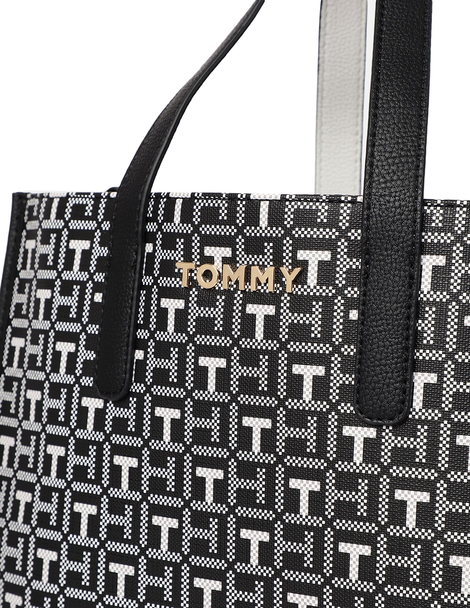 Tommy Hilfiger Square Monogram Jocelyn Shopper Bag