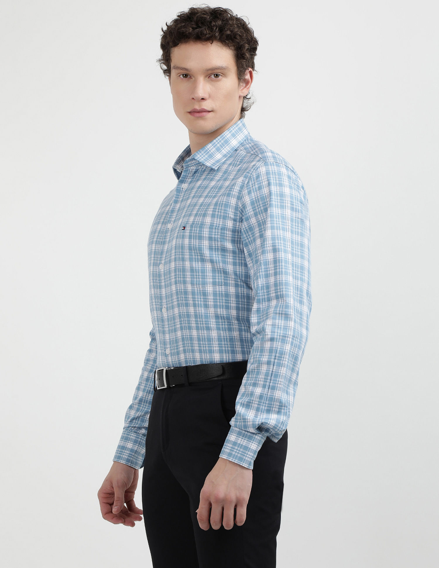Tommy Hilfiger Mid Checked Regular Fit Shirt
