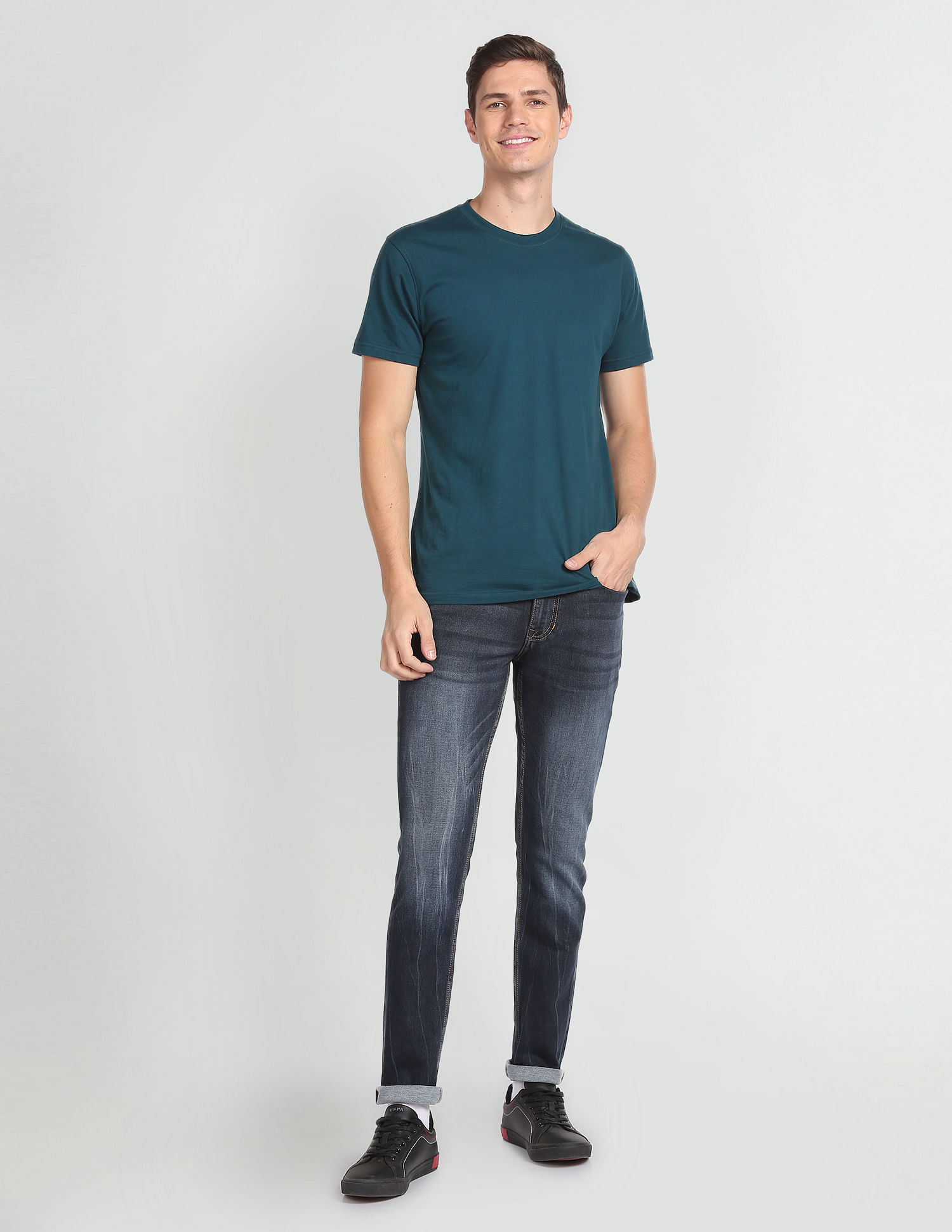 U.S. Polo Assn. Denim Co. Slim Tapered Fit Blue Jeans