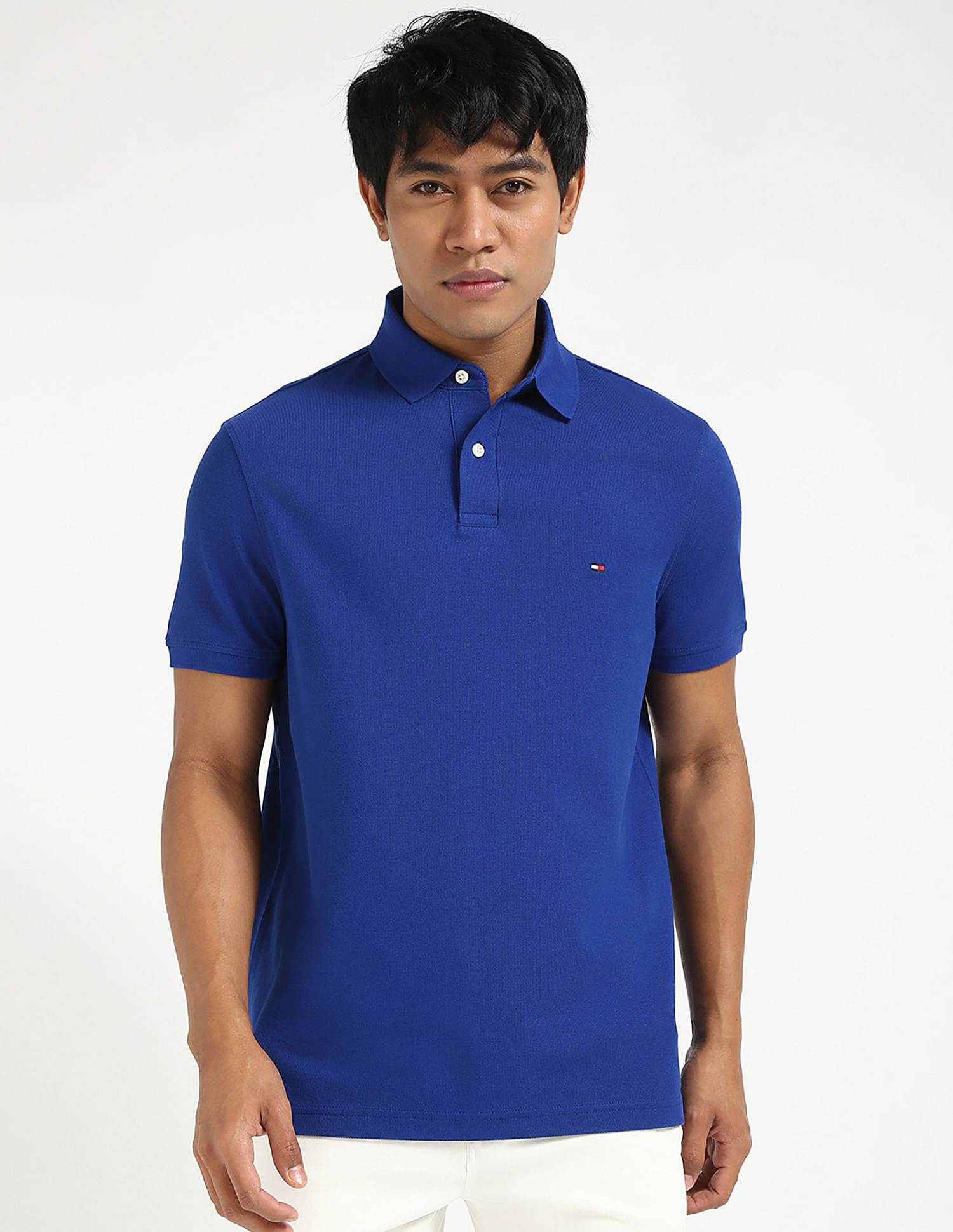 Tommy Hilfiger Solid Regular Fit Polo Shirt