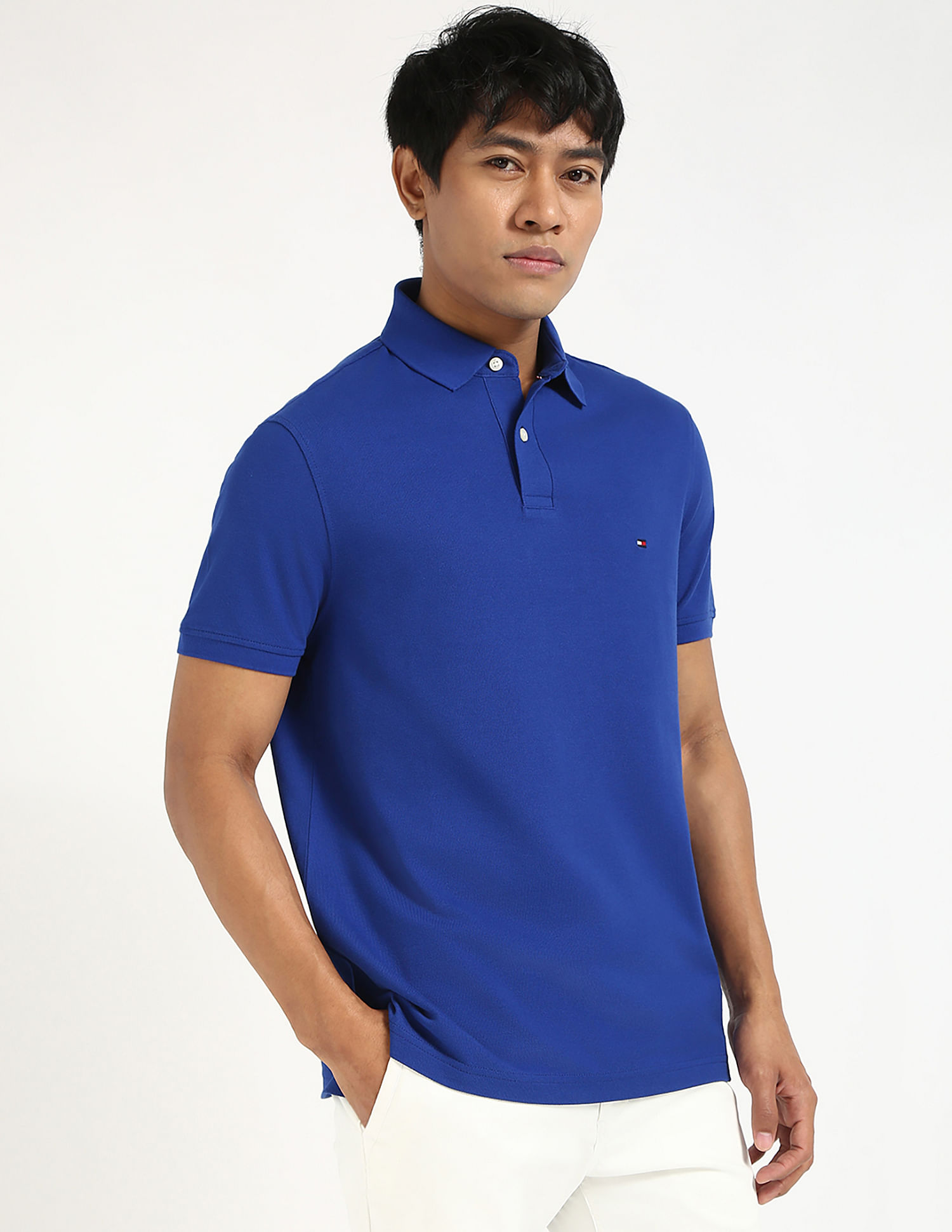 Tommy Hilfiger Solid Regular Fit Polo Shirt