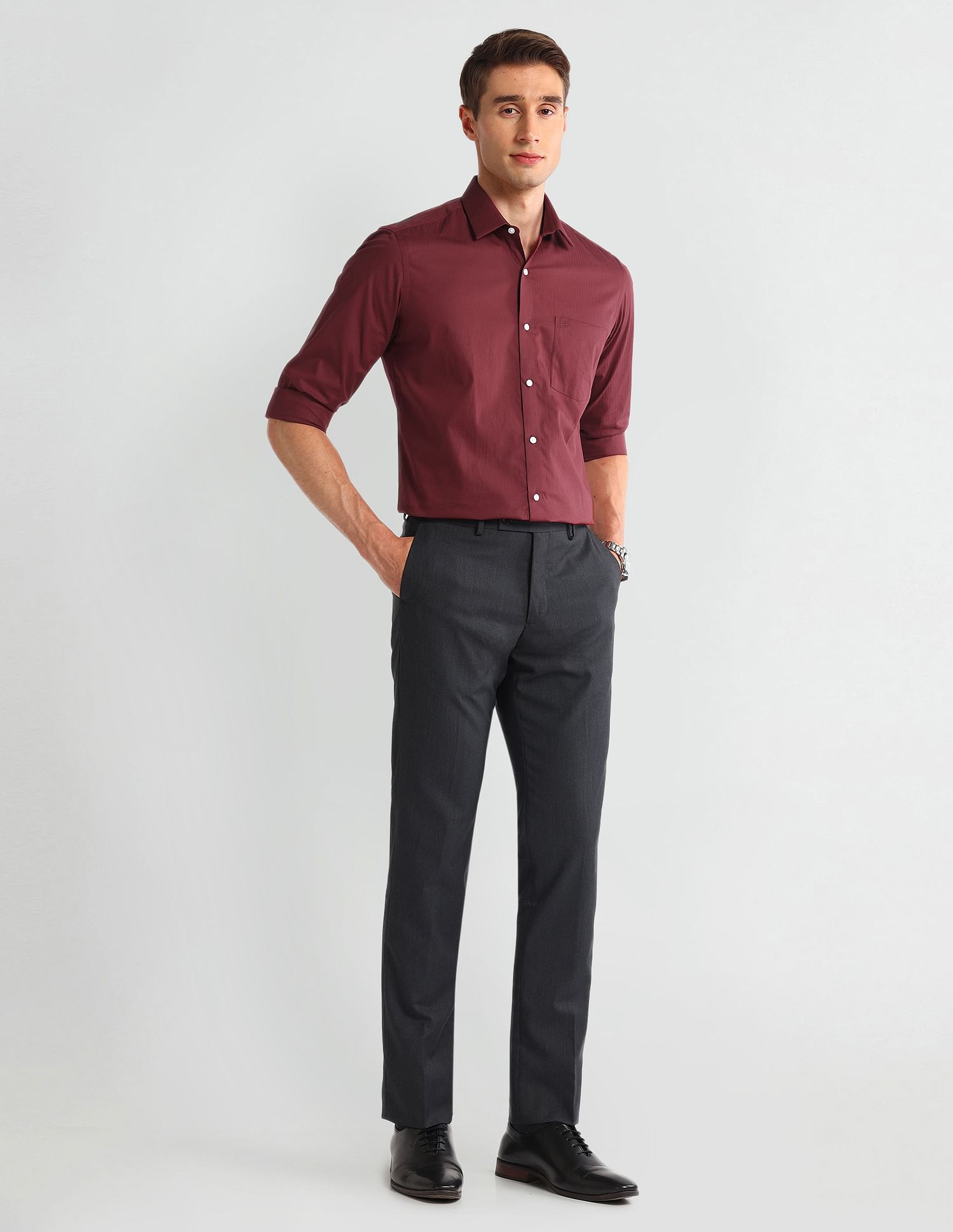 Arrow Manhattan Slim Cotton Shirt