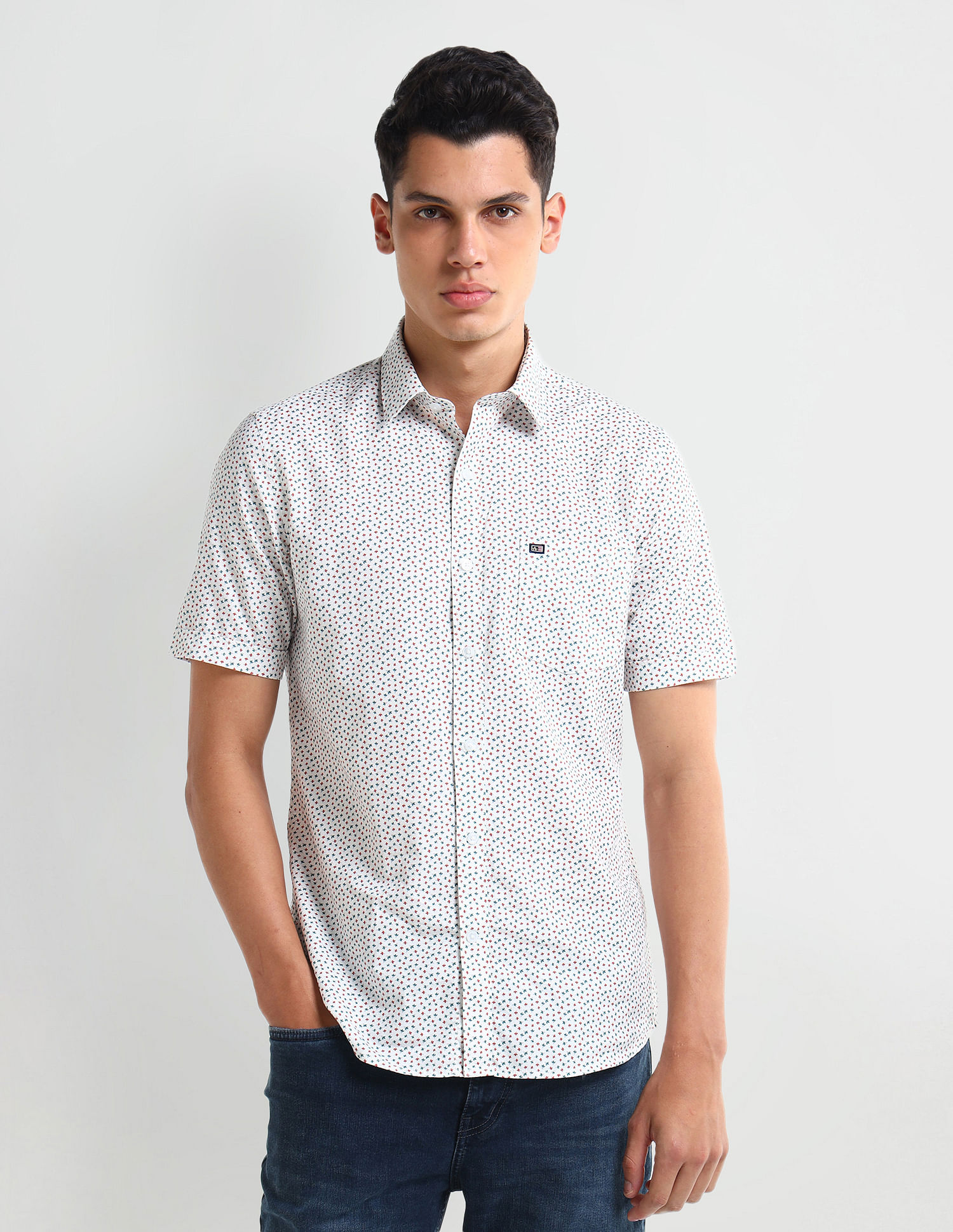 Arrow Sport Liberty Classic Floral Print Shirt