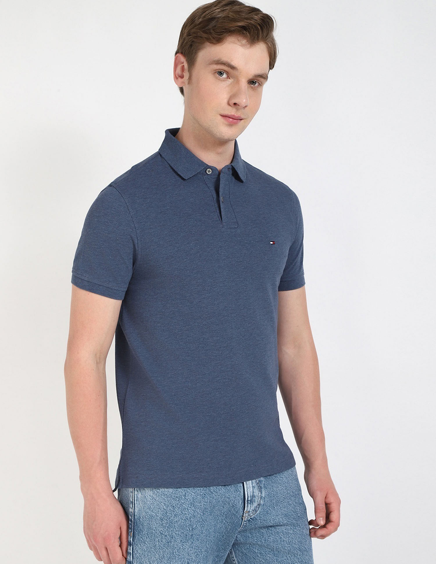 Tommy Hilfiger Solid Regular-Fit Cotton T-Shirt