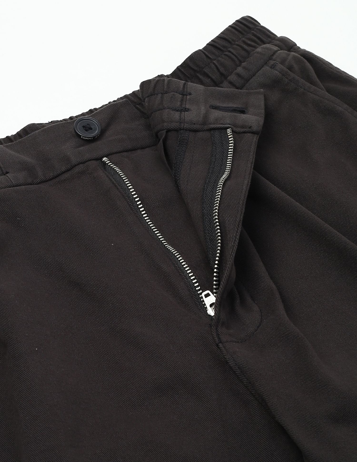 Tommy Hilfiger Kids Sleek Black Solid Trousers