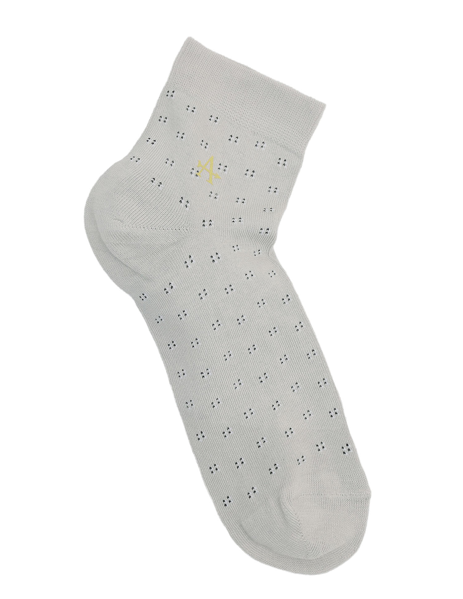 Arrow Mens Printed Ankle Length Cotton Socks - Pack Of 3