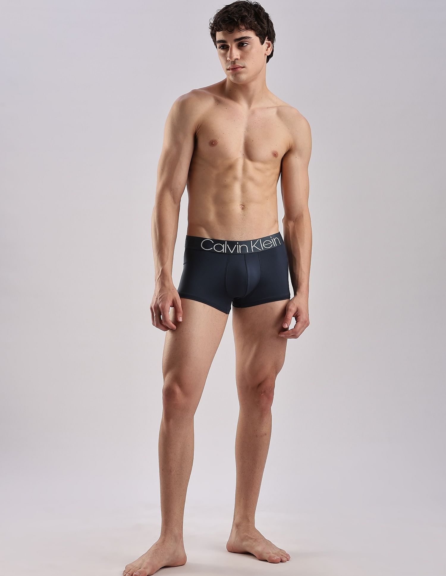 Calvin Klein Underwear Low Rise Solid Navy Trunks
