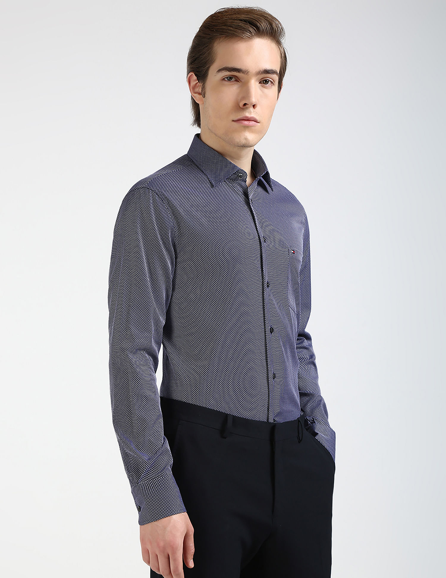 Tommy Hilfiger Dot Dobby Regular Fit Shirt