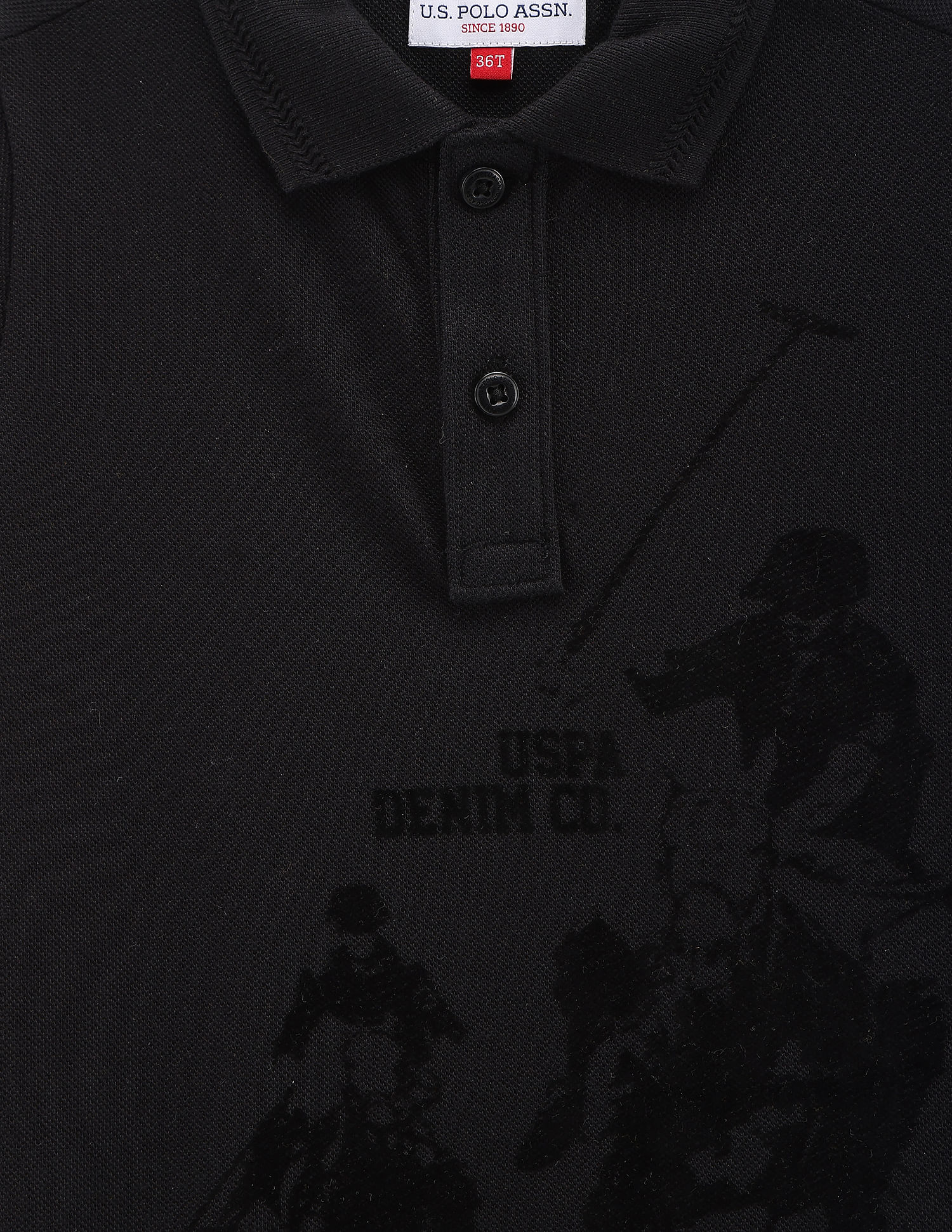 U.S. Polo Assn. Kids Boys Graphic Print Polo Shirt