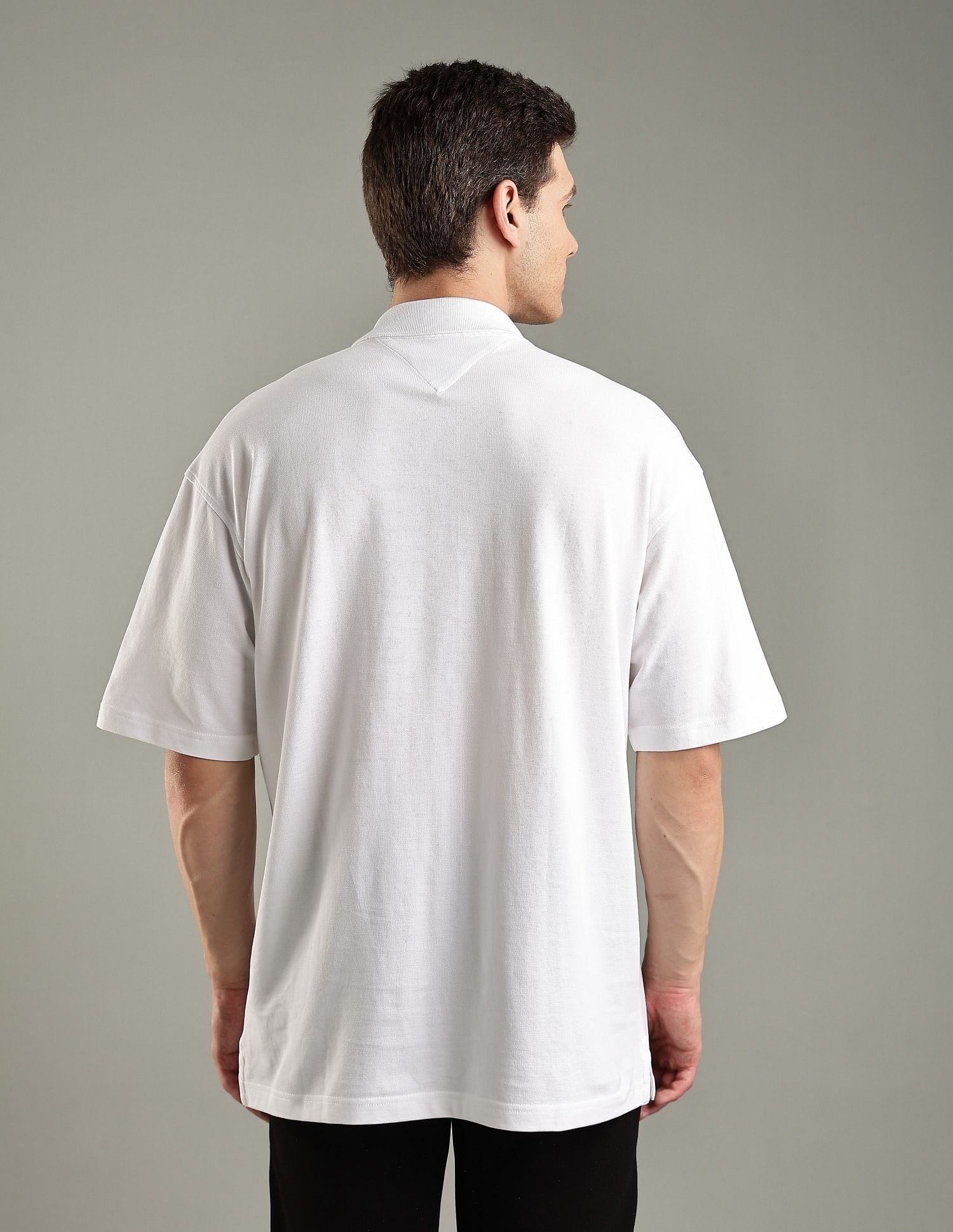 Tommy Hilfiger Solid Regular-Fit Cotton Polo Shirt