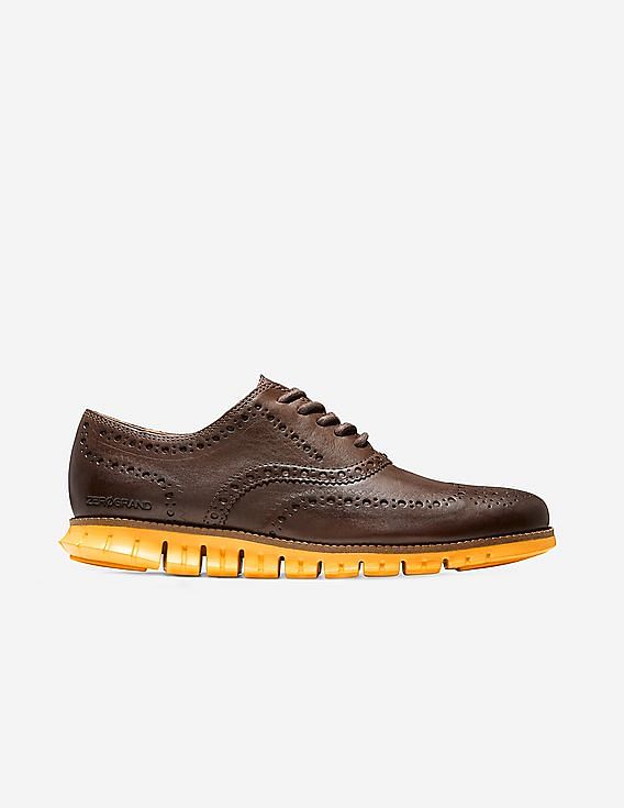 美しい Haan Cole Buy Men NNNOW.com - Oxford Wingtip ZERØGRAND Brown 靴