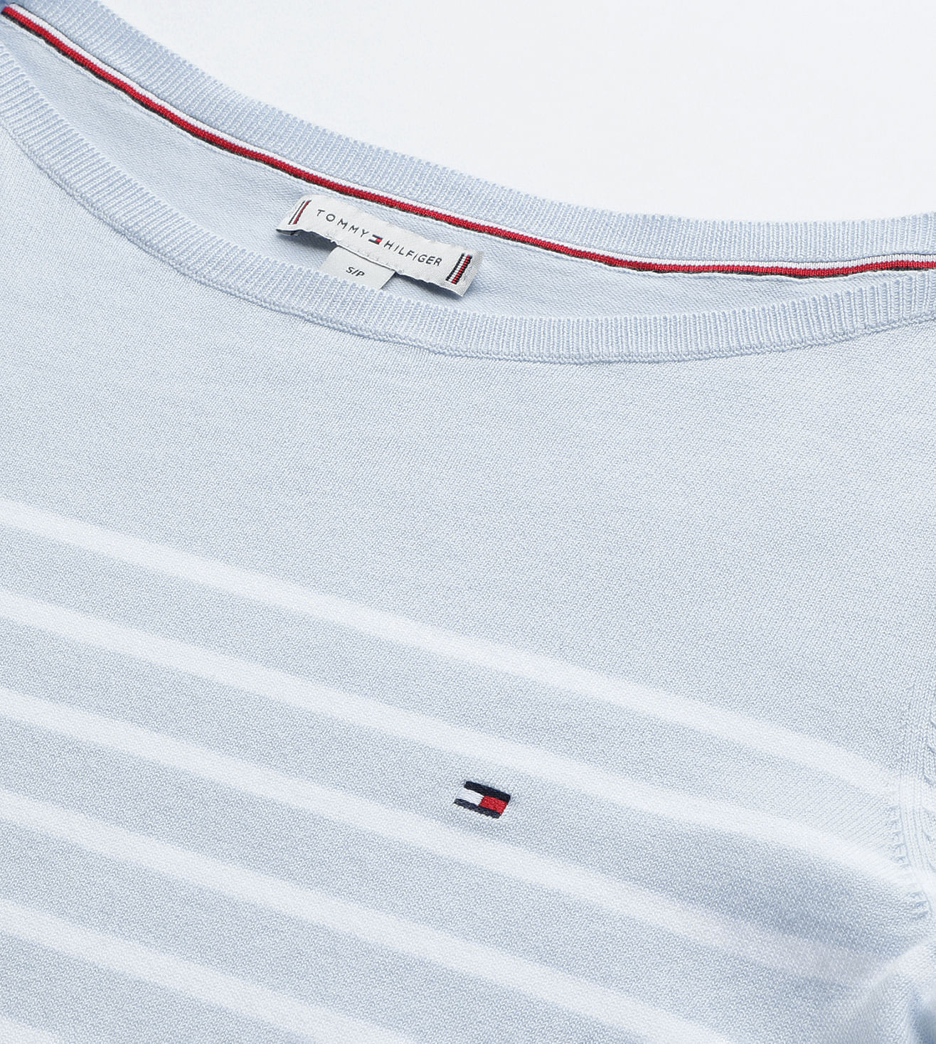 Tommy Hilfiger Boat Neck Horizontal Stripe Sweater