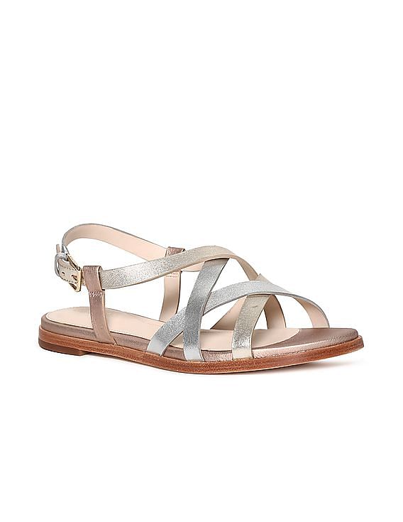 Multi coloured strappy sandals hot sale