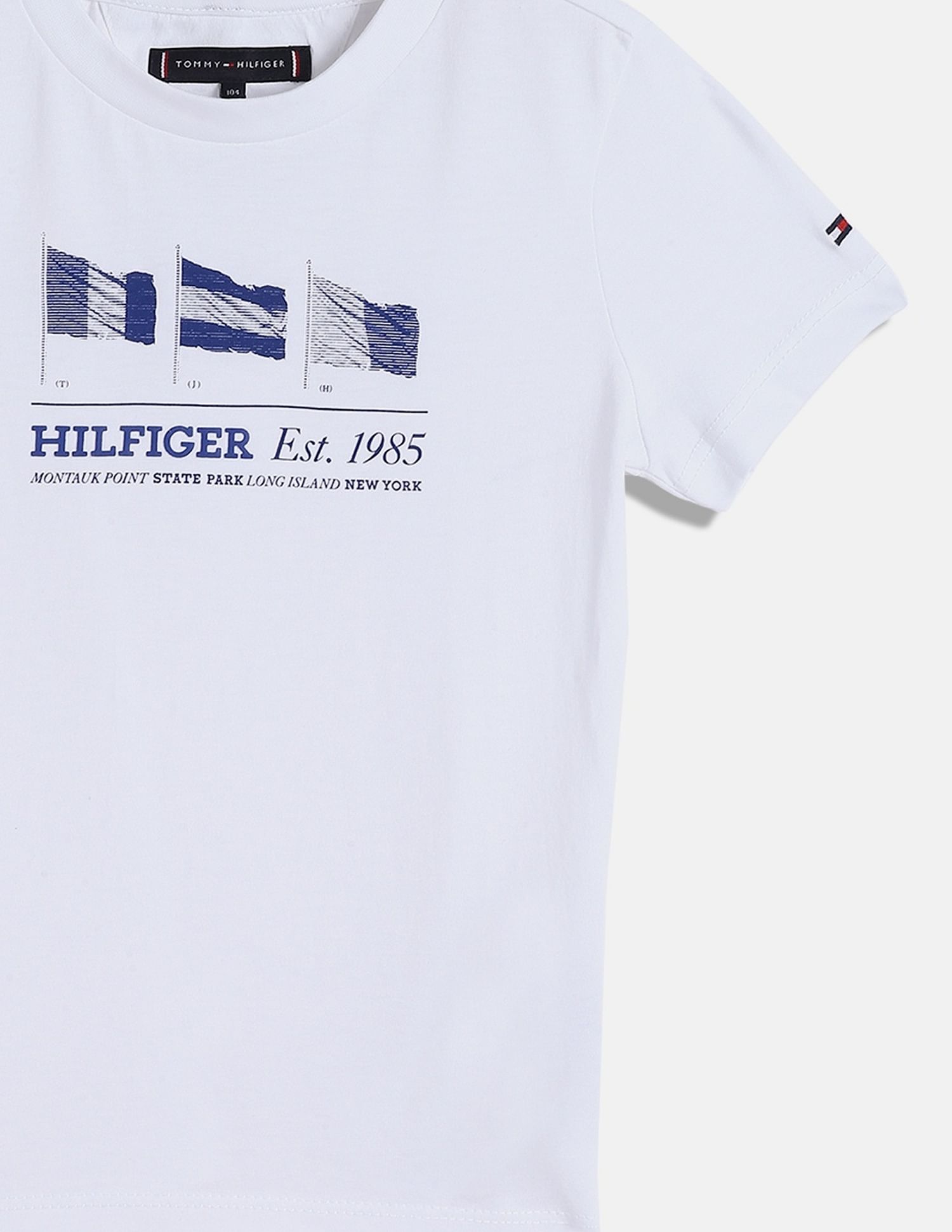 Tommy Hilfiger Kids Boys Logo Regular-Fit Cotton T-Shirt