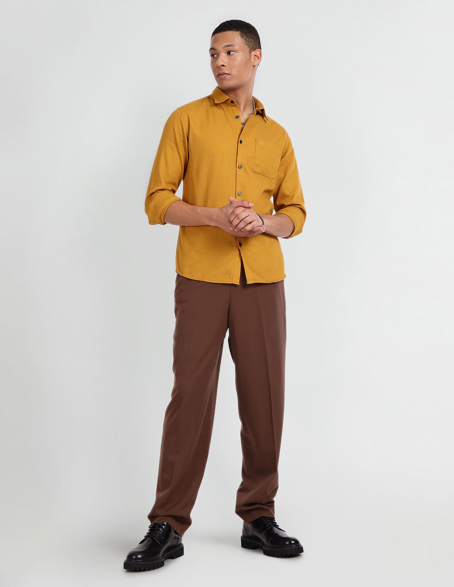 Flying Machine Slim Fit Cotton Shirt
