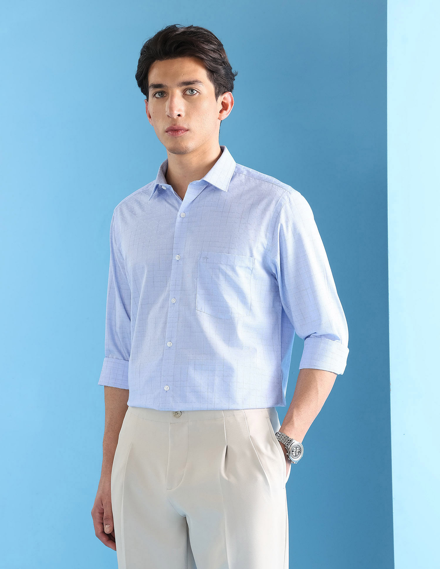 Arrow Liberty Classic Fit Dobby Velocity Shirt