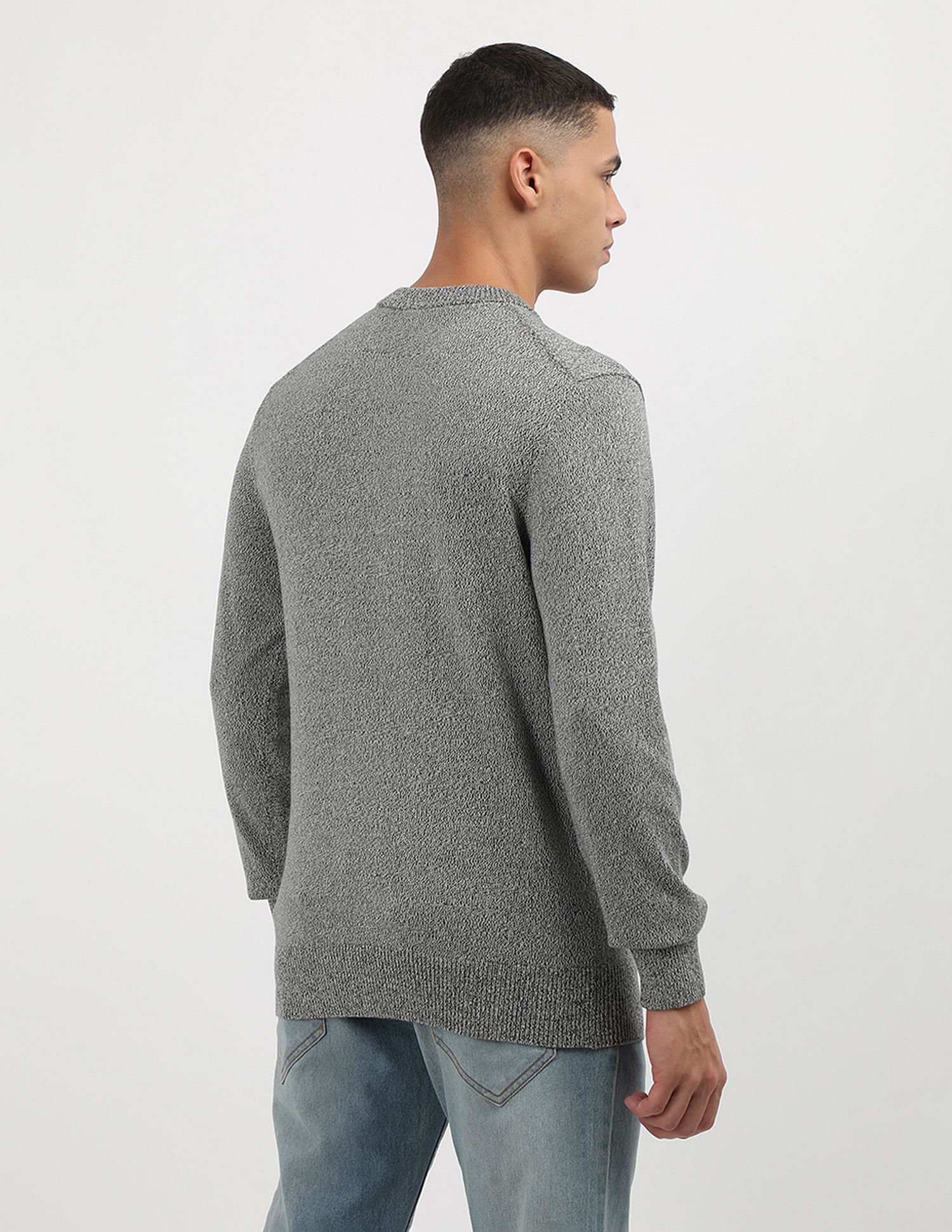 Calvin Klein Jeans Mouline Cotton Regular Fit Sweater